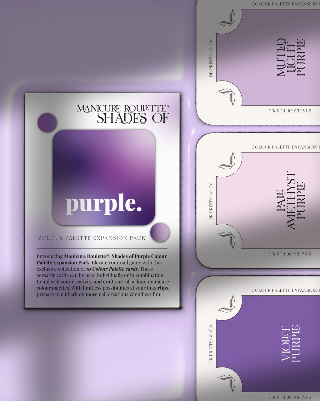 Manicure Roulette Shades of Purple | Purple Colours Colour Palette Expansion Pack