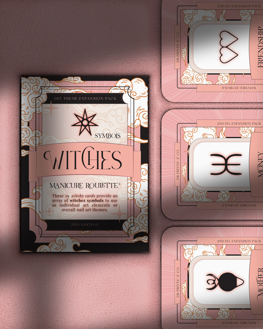 Manicure Roulette Witches Symbols | Art Theme Symbols Expansion Pack
