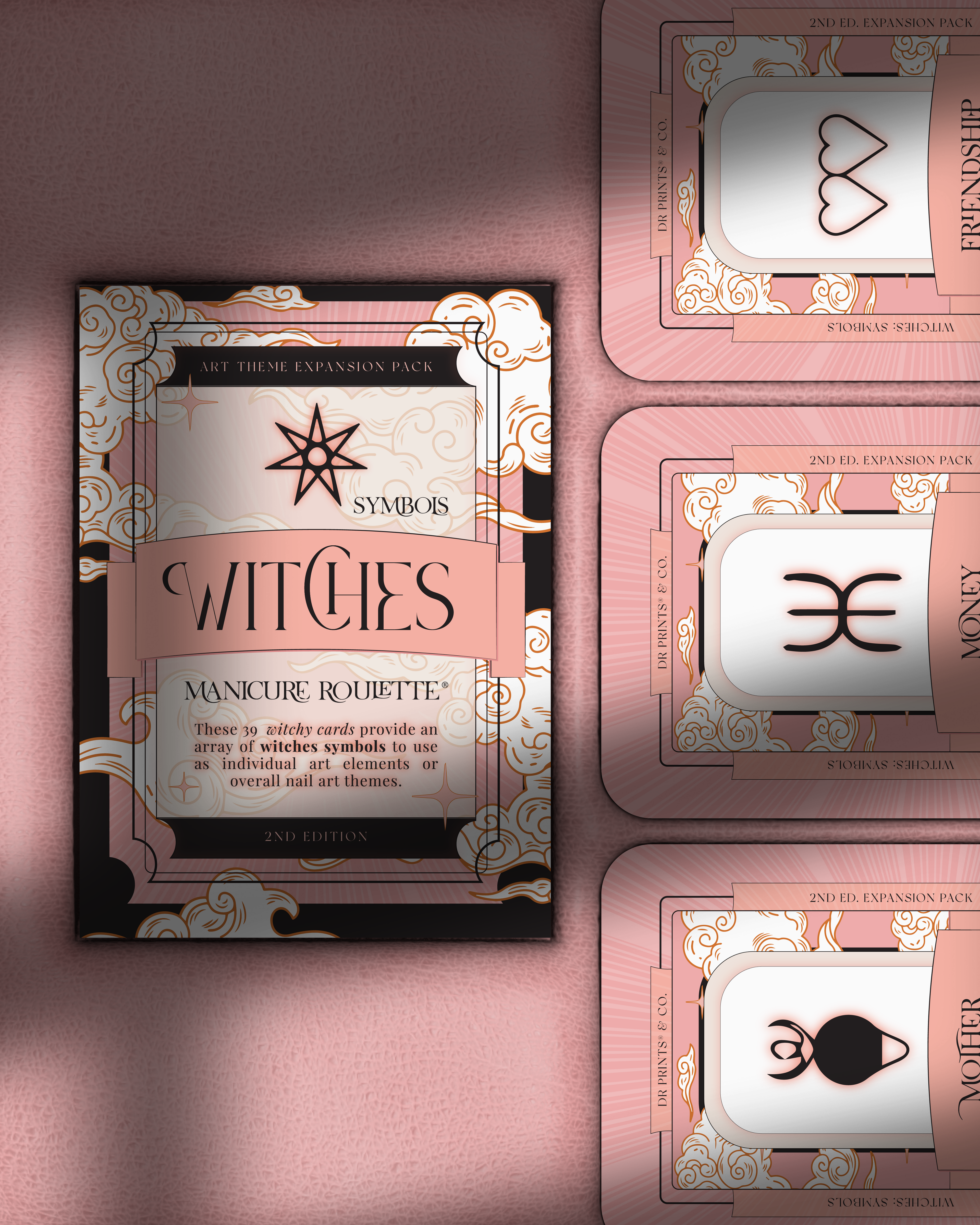 Manicure Roulette Witches Symbols | Art Theme Symbols Expansion Pack