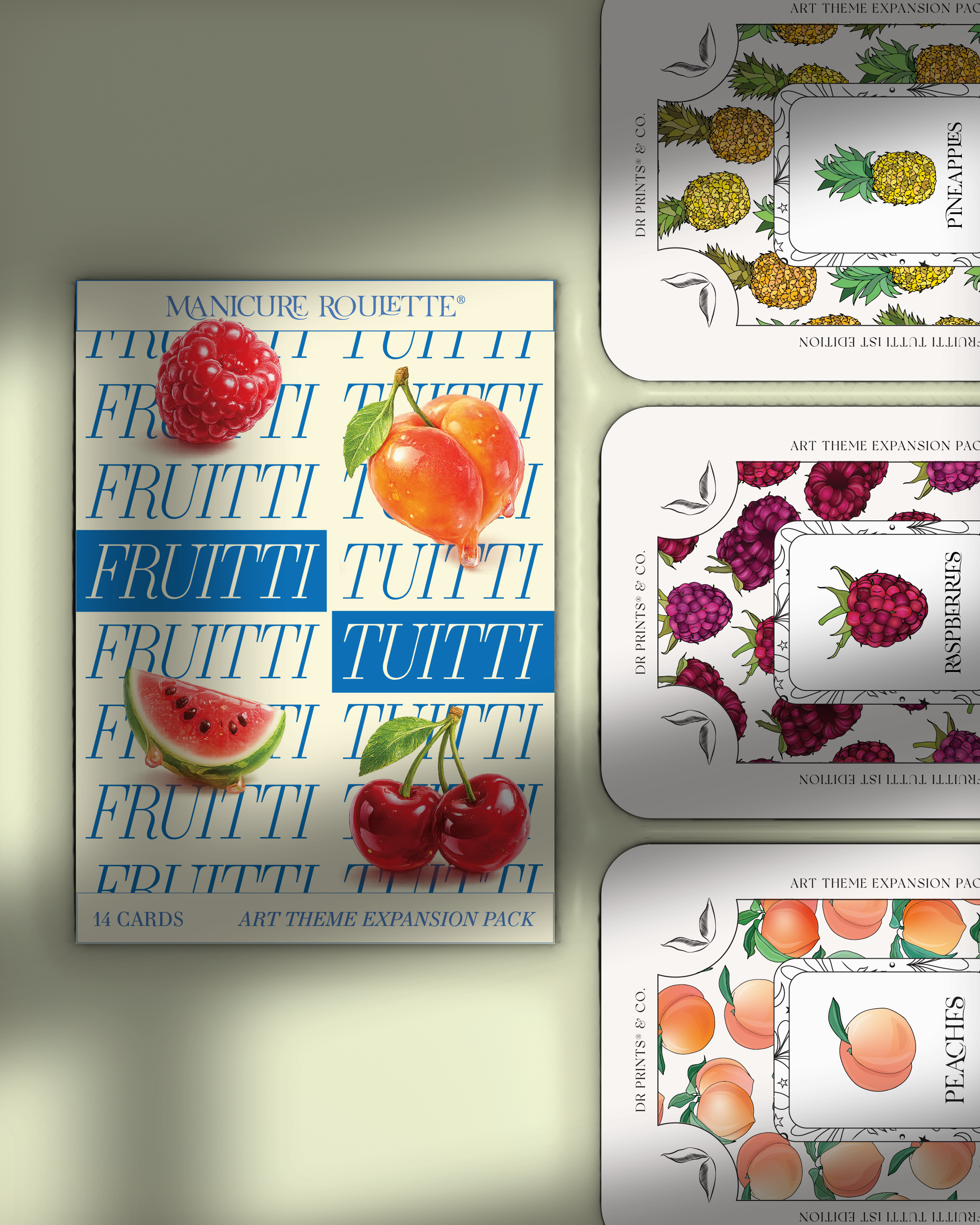 Manicure Roulette Fruitti Tutti | Fruit Art Theme Expansion Pack
