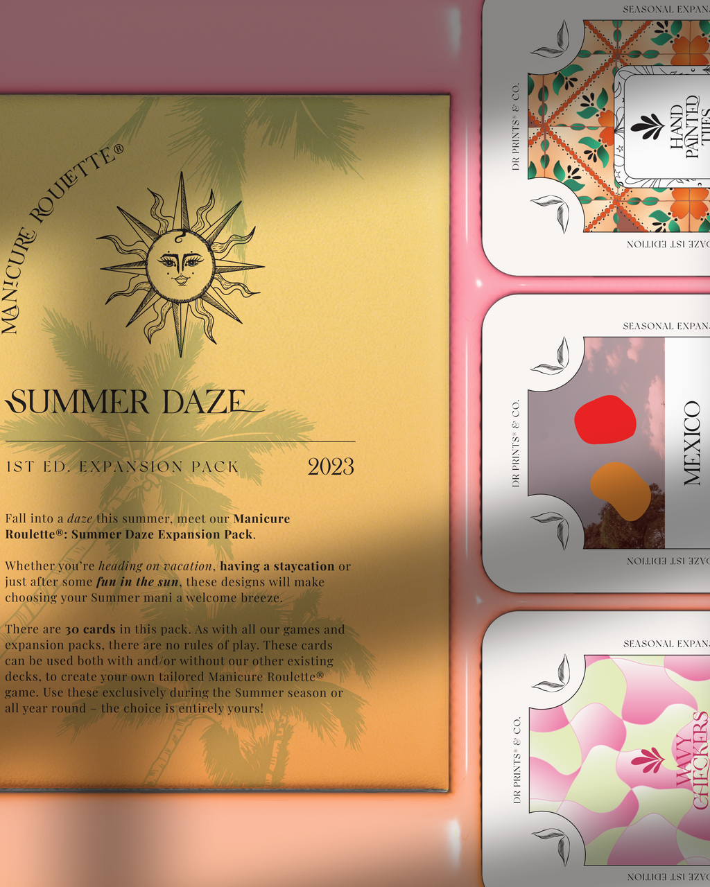 Manicure Roulette Summer Daze | Summer Holiday Seasonal Expansion Pack