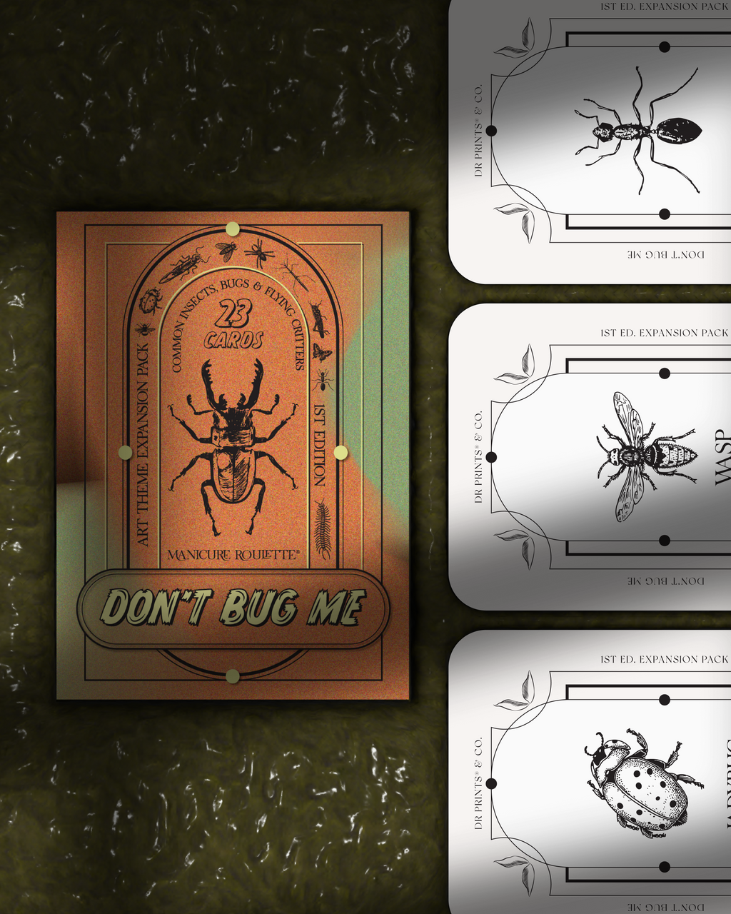 Manicure Roulette Don't Bug Me | Insects, Critters and Bugs Art Theme Expansion Pack