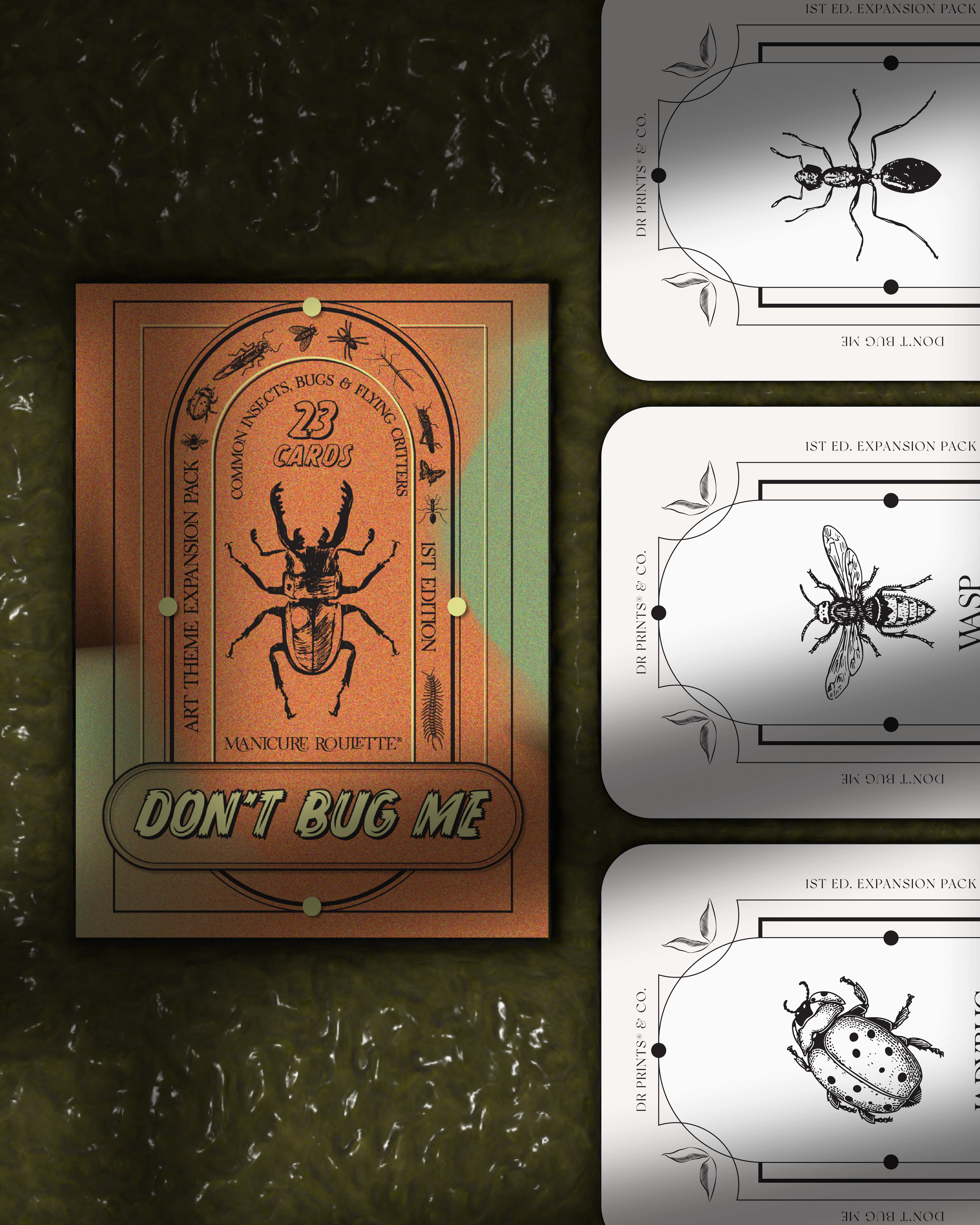 Manicure Roulette Don't Bug Me | Insects, Critters and Bugs Art Theme Expansion Pack