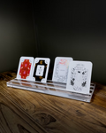 Manicure Roulette Mani-Stand Card Stand | Clear Acrylic Card Stand & Display
