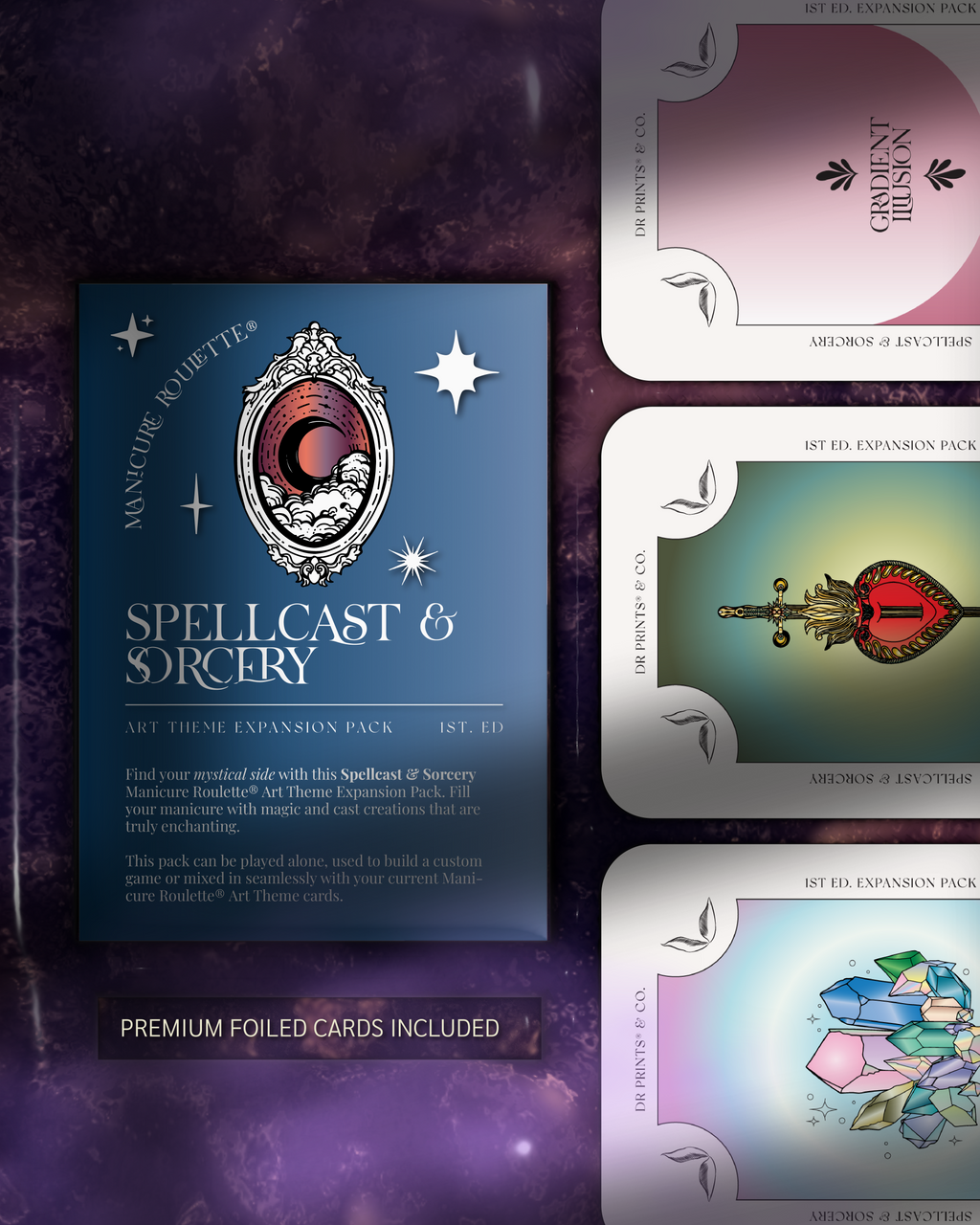 Manicure Roulette Spellcast & Sorcery | Mystical & Magic Art Theme Expansion Pack