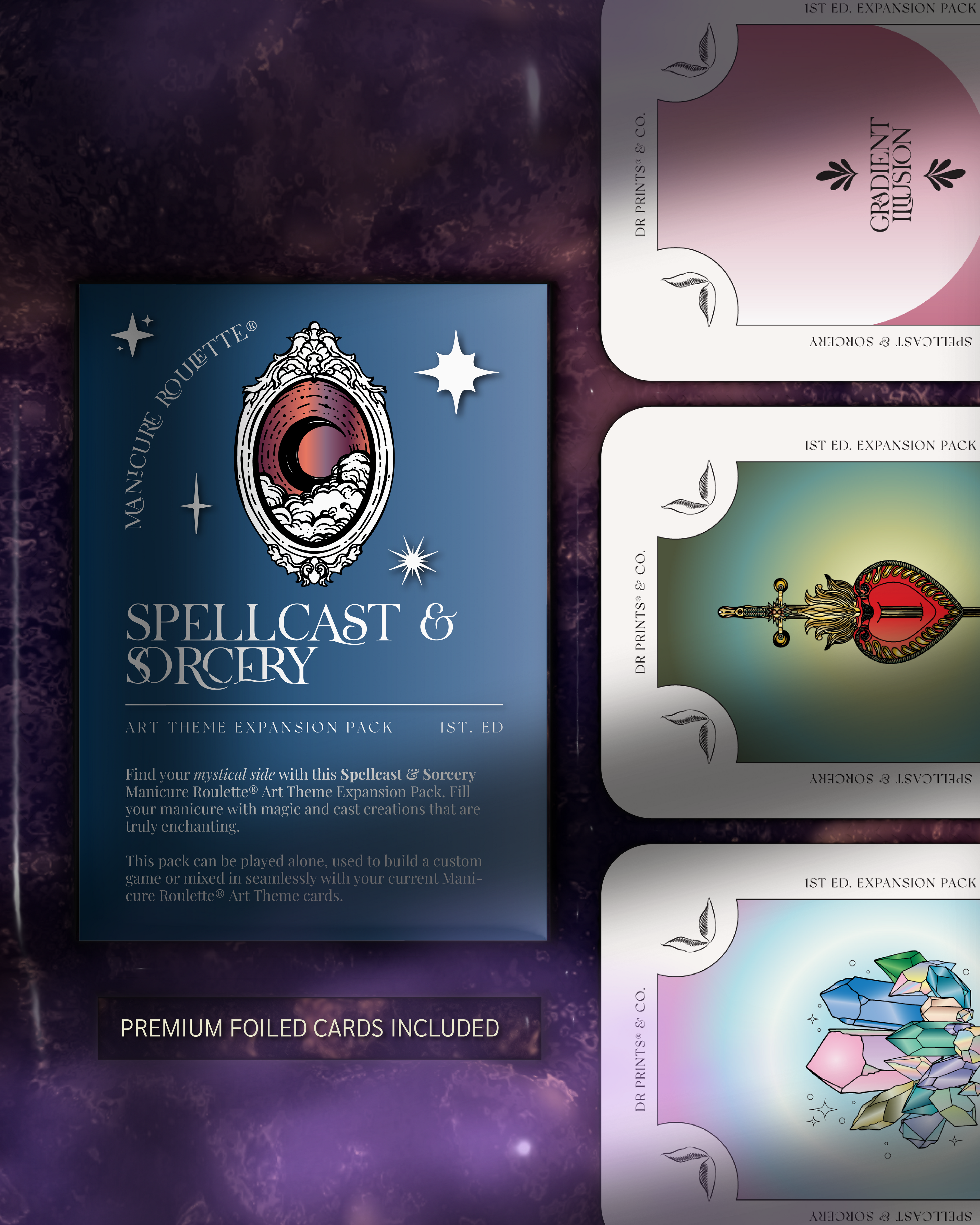 Manicure Roulette Spellcast & Sorcery | Mystical & Magic Art Theme Expansion Pack