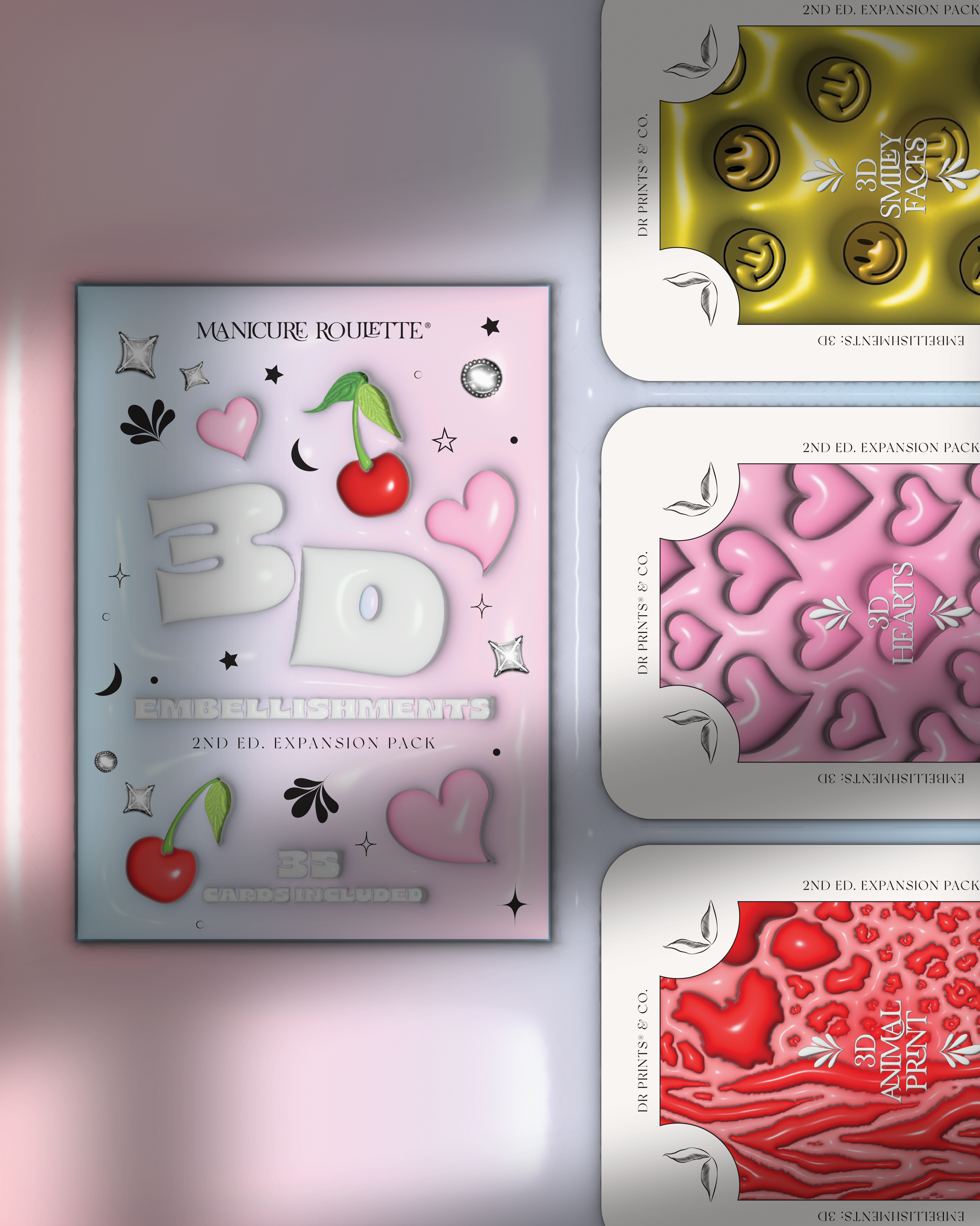 Manicure Roulette 3D Embellishments | 3D Embellishments Nail Art Expansion Pack