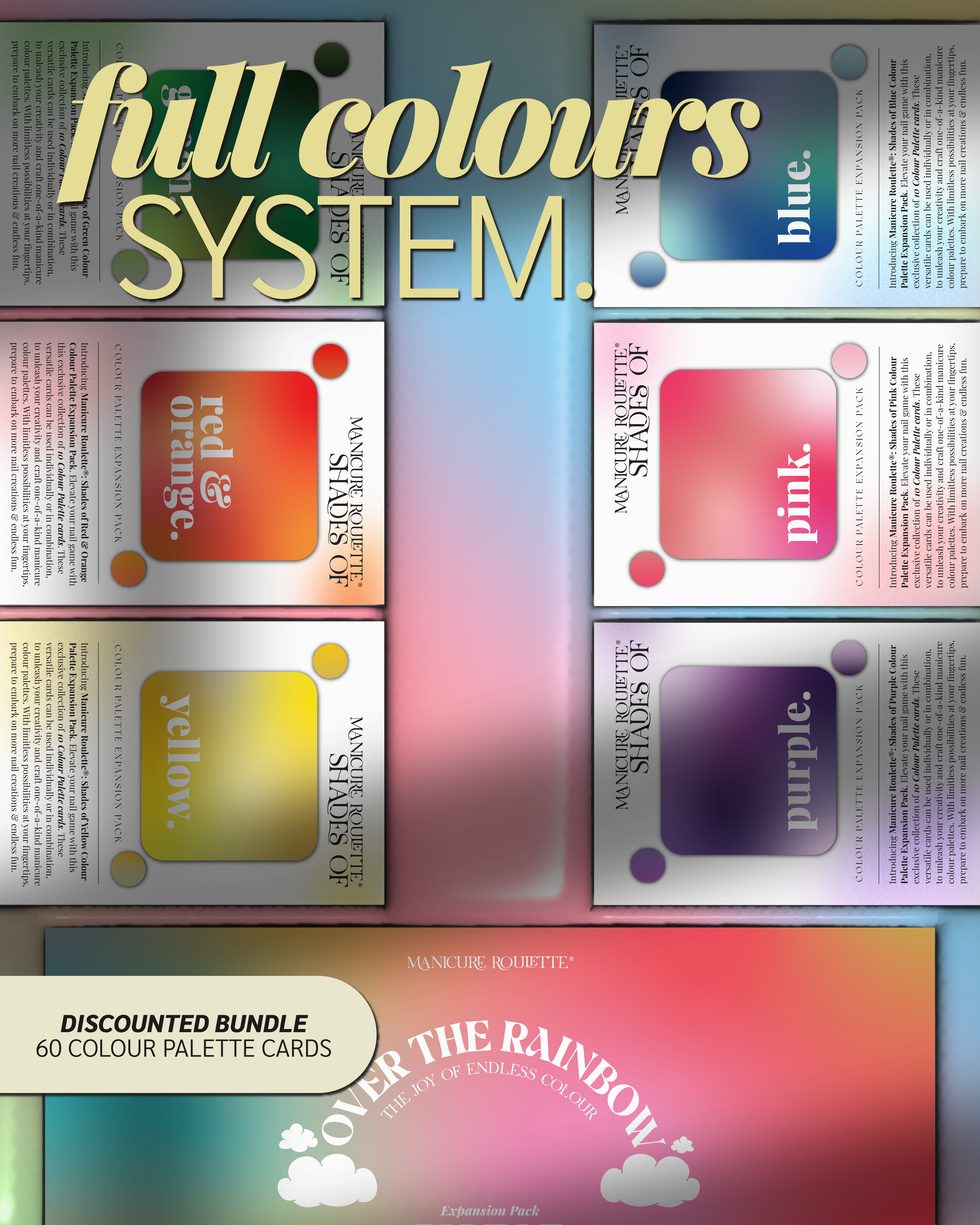 Manicure Roulette Shades of Pink | Pink Colours Colour Palette Expansion Pack