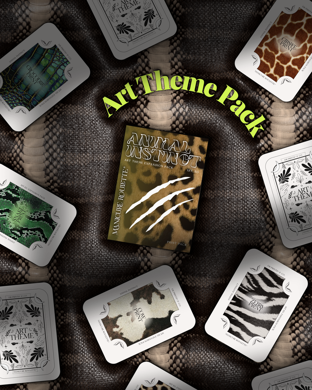 Manicure Roulette Animal Instinct | Art Theme Expansion Pack
