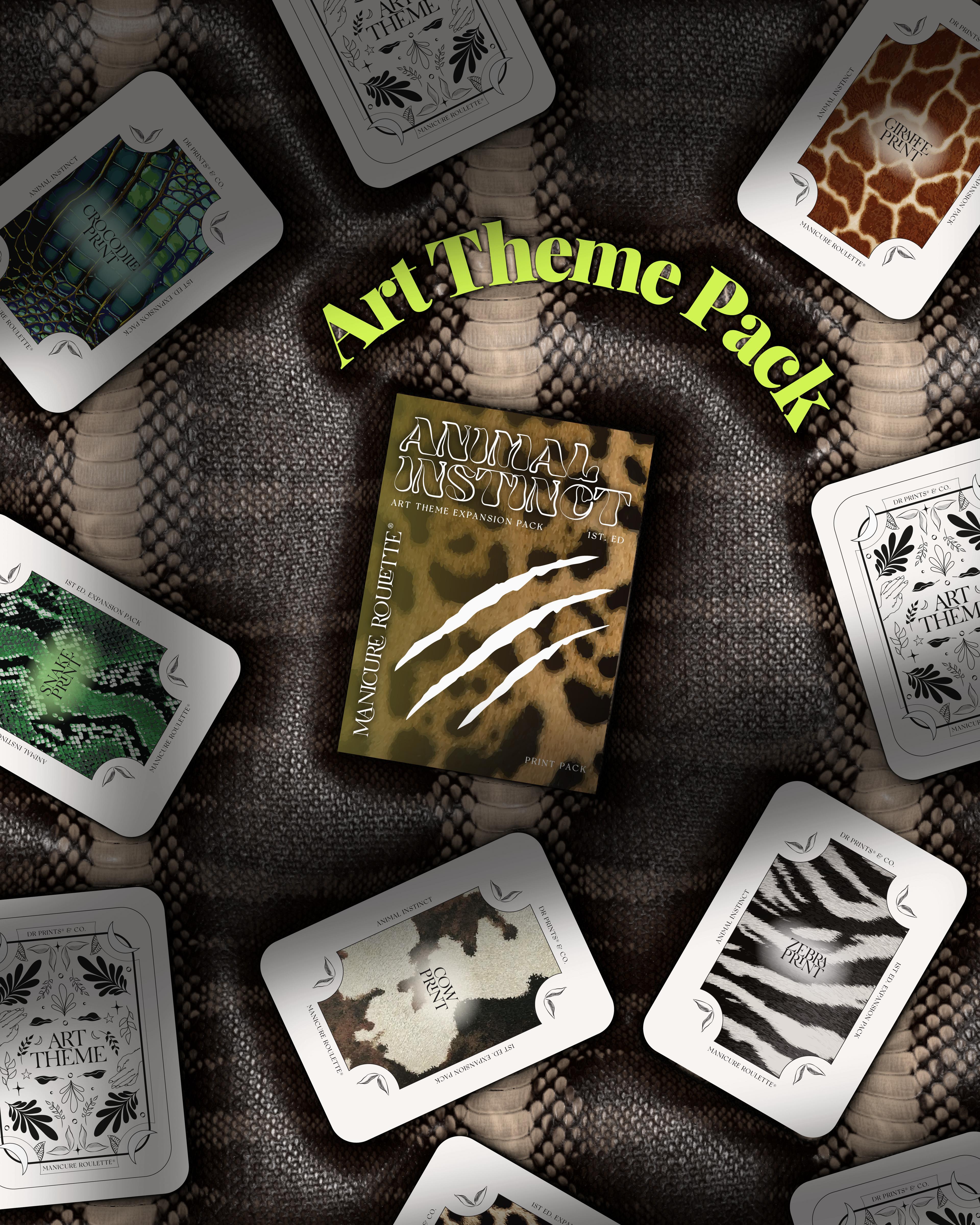 Manicure Roulette Animal Instinct | Art Theme Expansion Pack