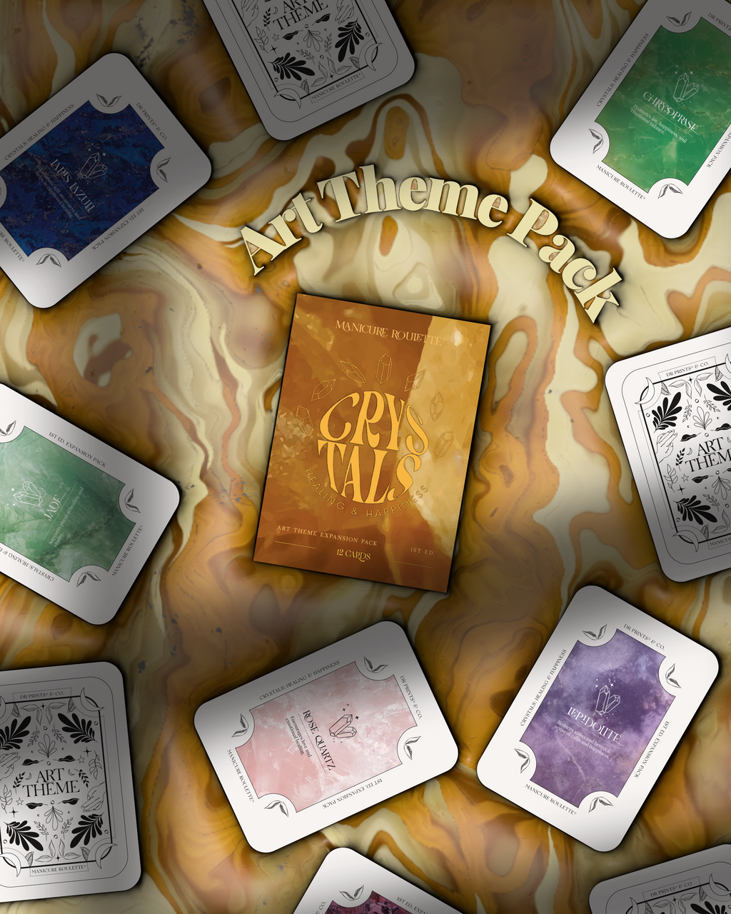 Manicure Roulette Crystals: Healing & Happiness | Art Theme Expansion Pack