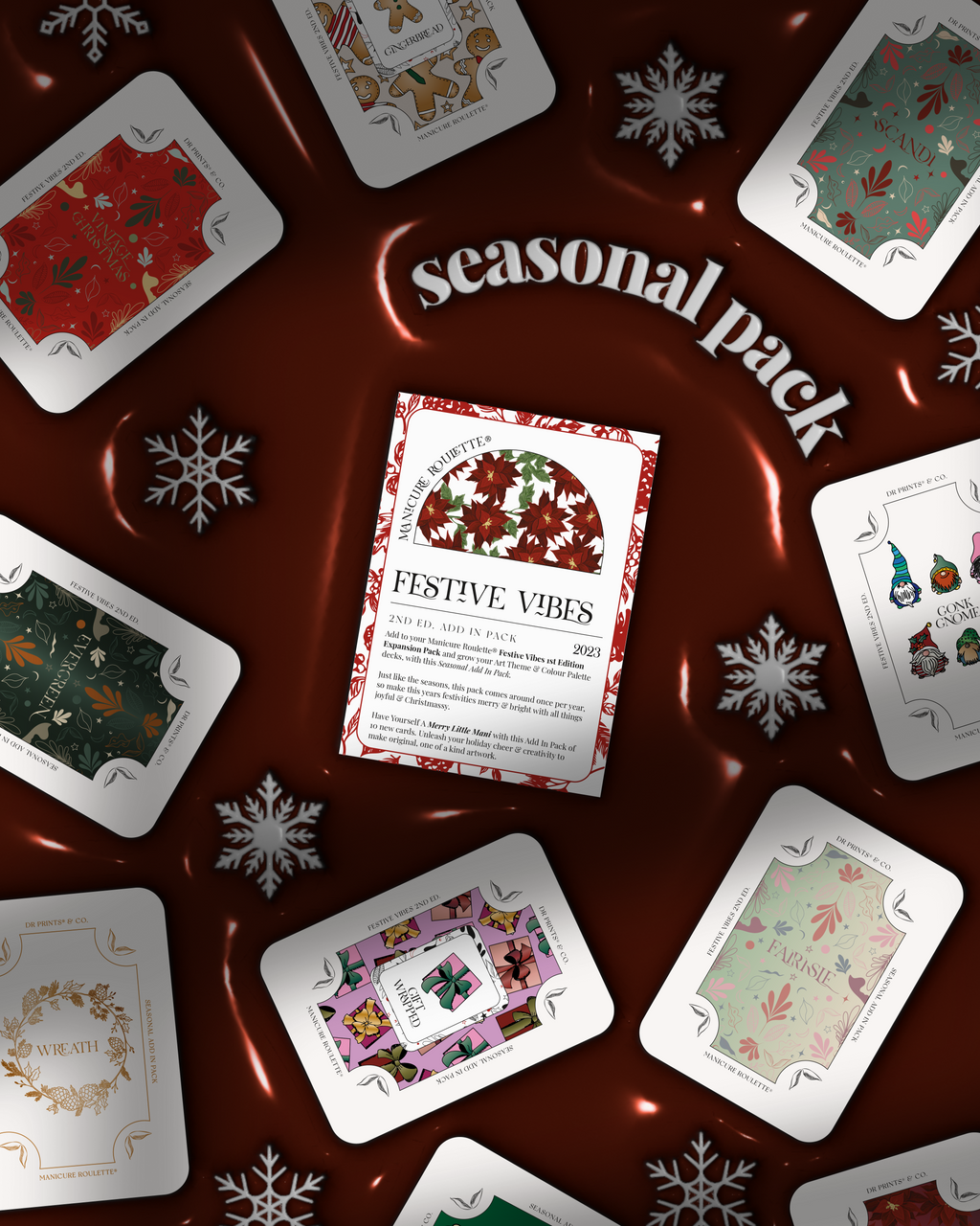 Manicure Roulette Festive Vibes | Christmas Holiday Seasonal Add-In Expansion Pack