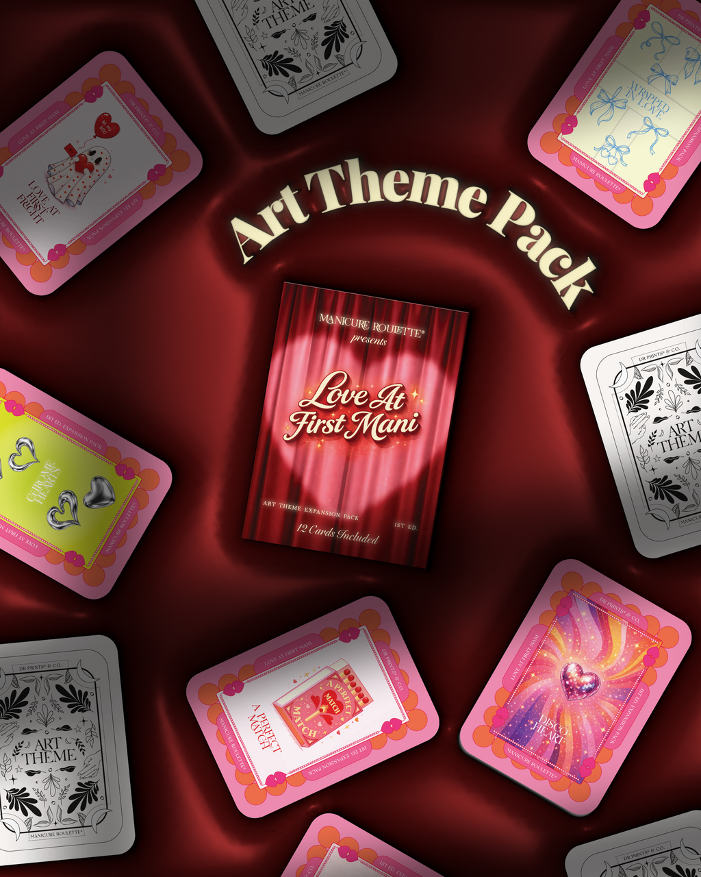 Manicure Roulette Love At First Mani | Art Theme Expansion Pack