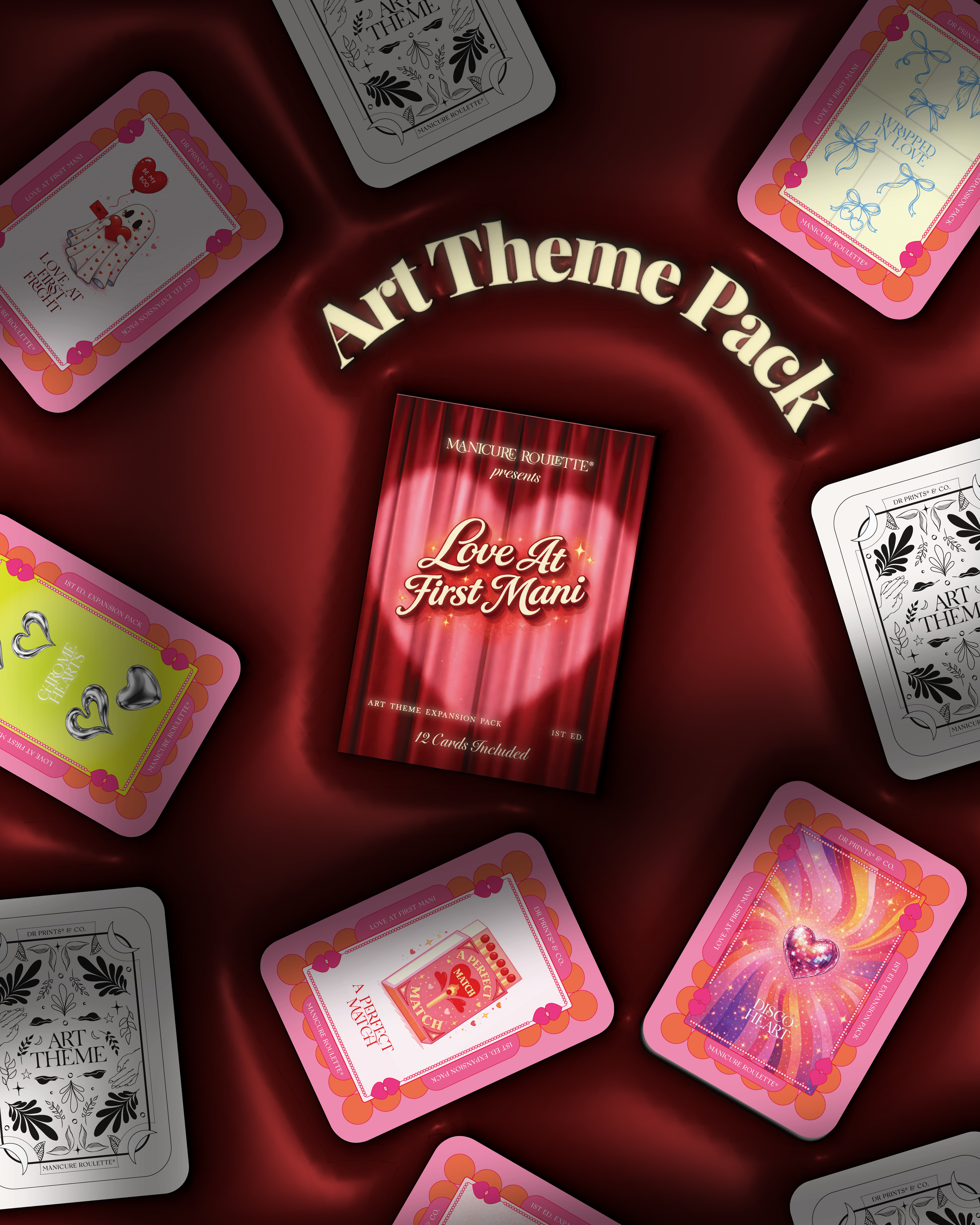 Manicure Roulette Love At First Mani | Art Theme Expansion Pack