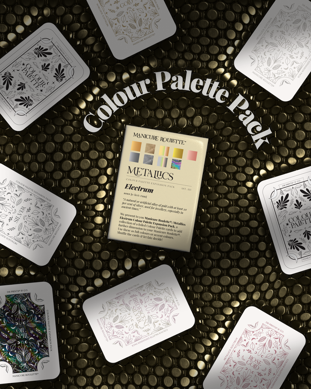 Manicure Roulette Metallics Electrum | Chrome Metallic Colour Palette Expansion Pack