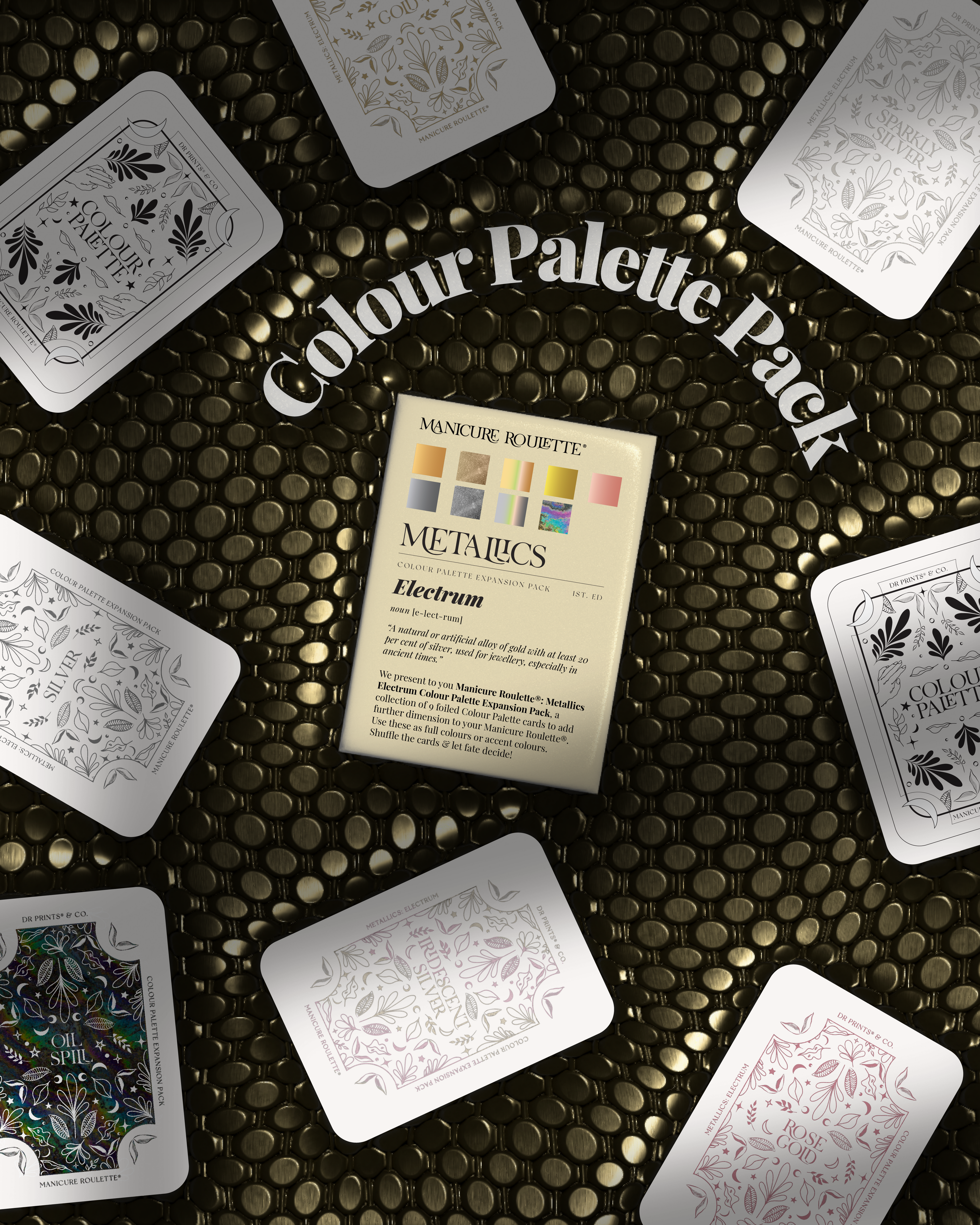 Manicure Roulette Metallics Electrum | Chrome Metallic Colour Palette Expansion Pack