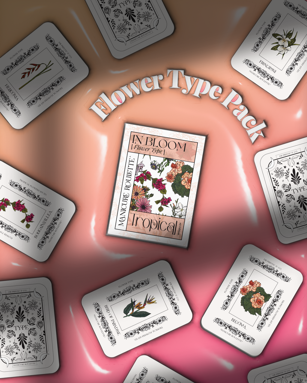 Manicure Roulette: In Bloom | Tropical Flower Type Expansion Pack