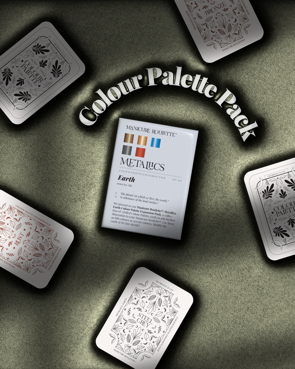 Manicure Roulette Metallics Earth | Chrome Metallic Colour Palette Expansion Pack