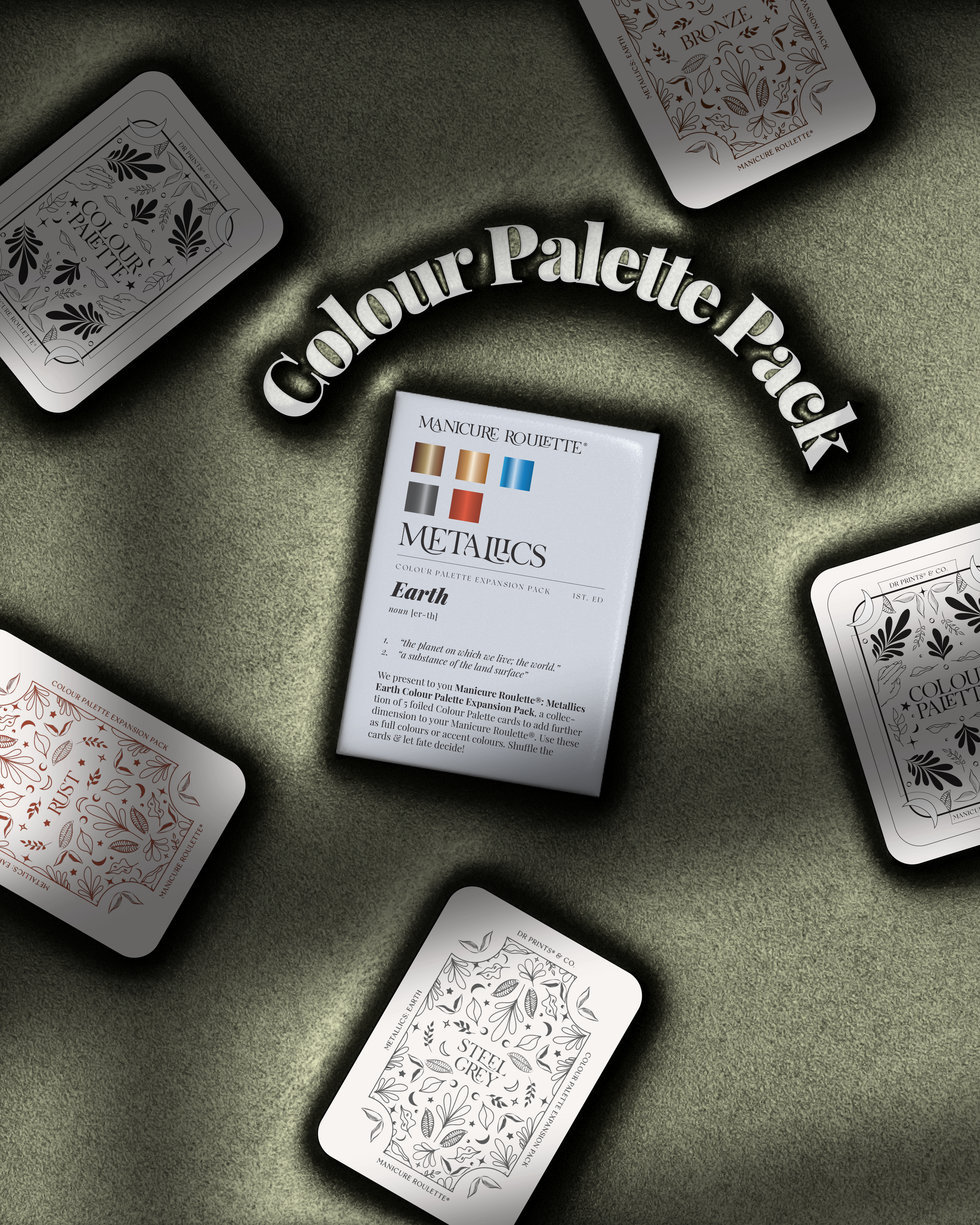 Manicure Roulette Metallics Earth | Chrome Metallic Colour Palette Expansion Pack