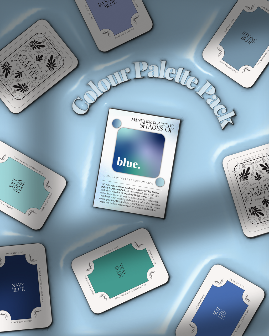Manicure Roulette Shades of Blue | Blue Colours Colour Palette Expansion Pack