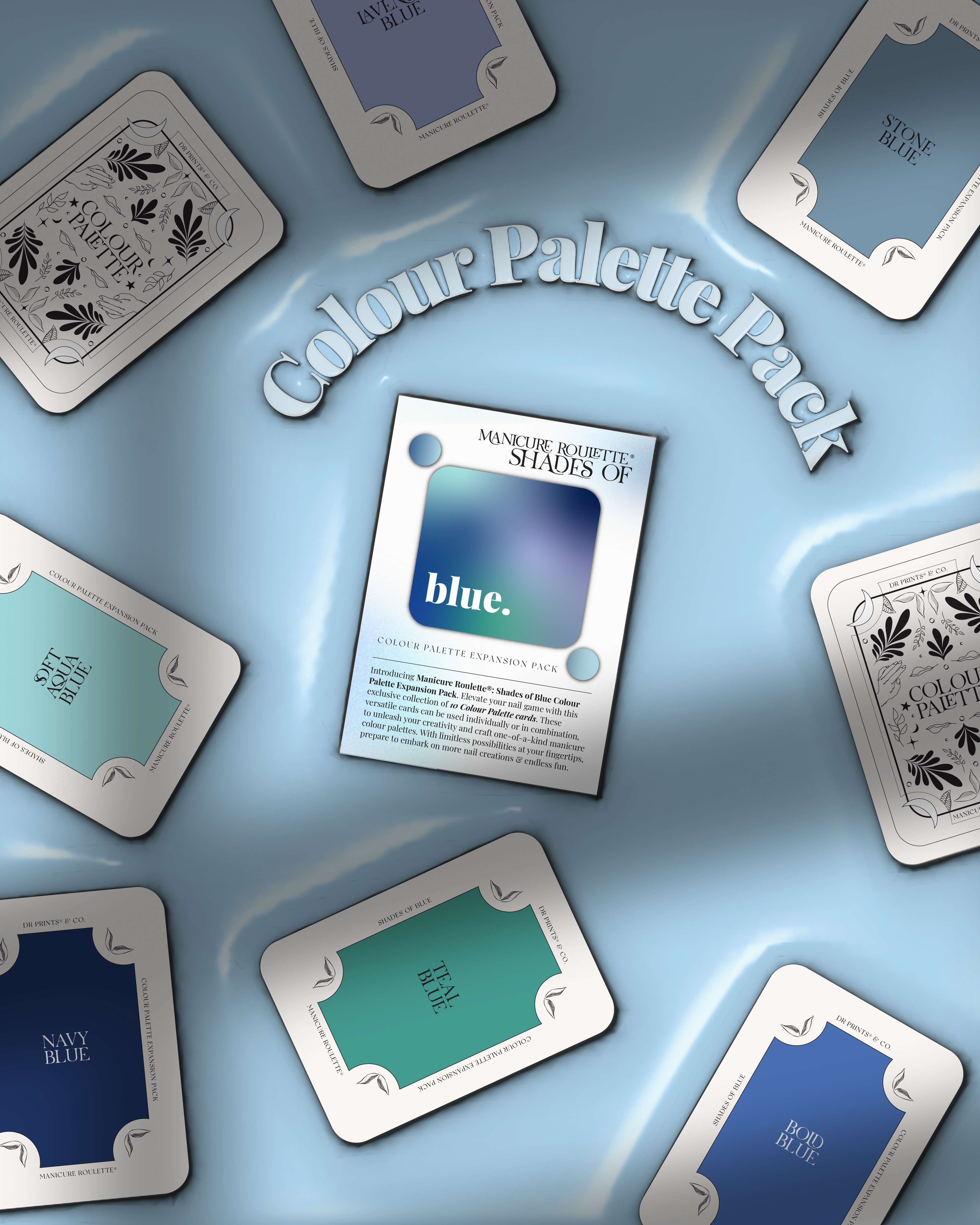 Manicure Roulette Shades of Blue | Blue Colours Colour Palette Expansion Pack