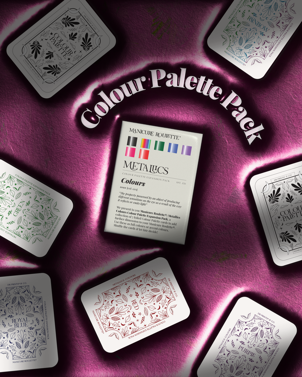 Manicure Roulette Metallics Colours | Chrome Metallic Colour Palette Expansion Pack