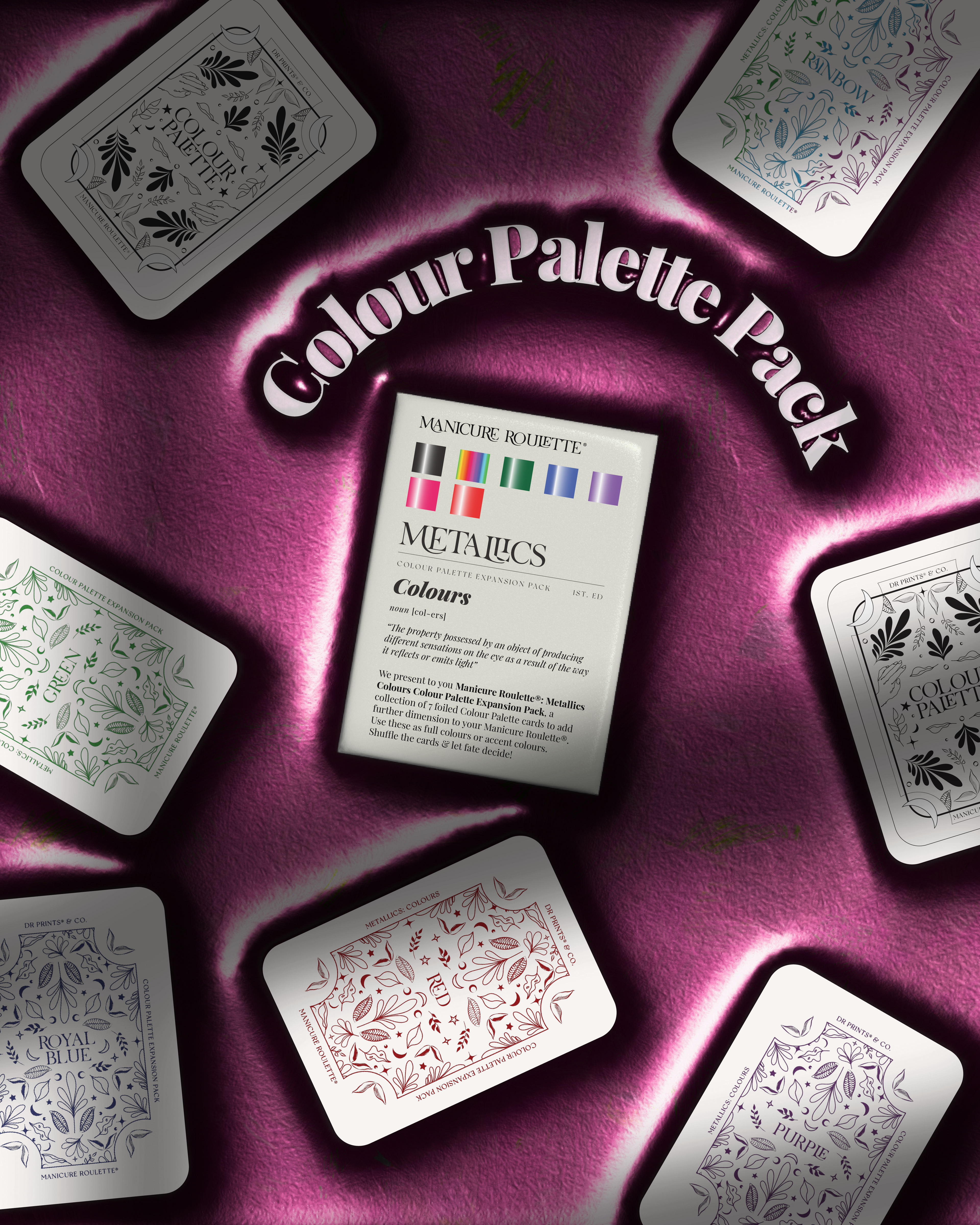 Manicure Roulette Metallics Colours | Chrome Metallic Colour Palette Expansion Pack