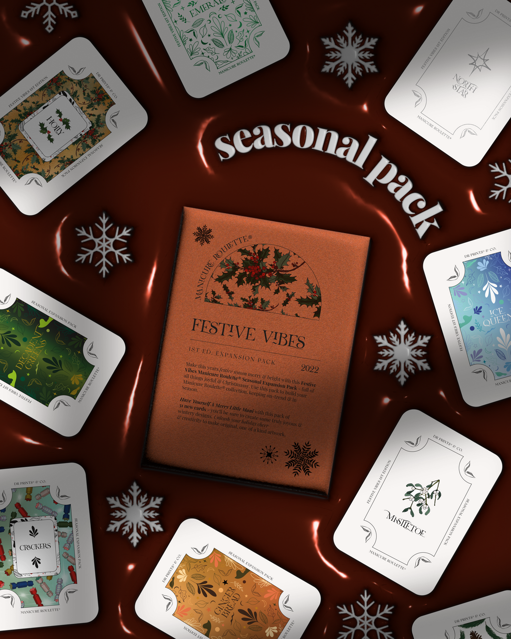 Manicure Roulette Festive Vibes | Christmas Holiday Seasonal Expansion Pack