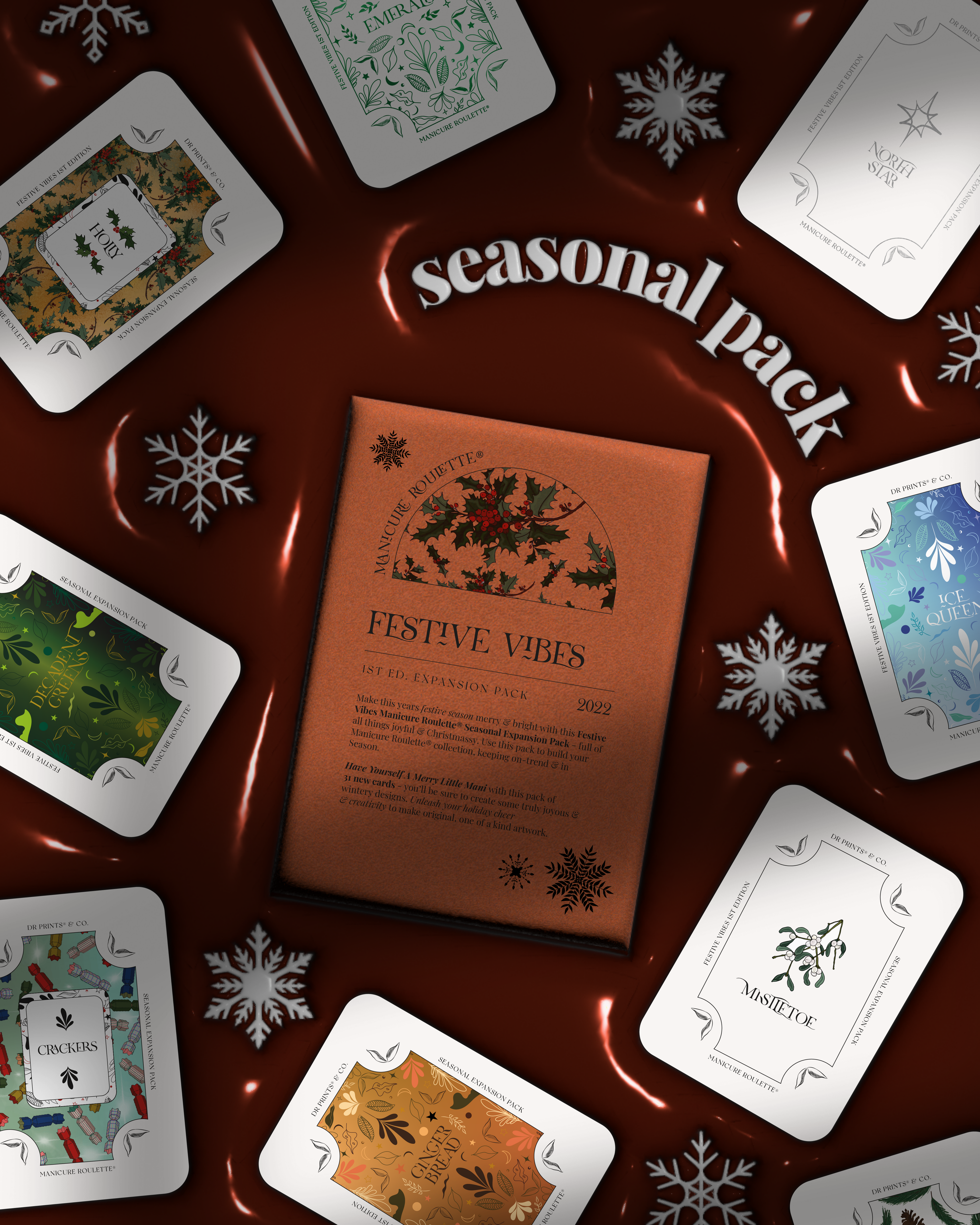 Manicure Roulette Festive Vibes | Christmas Holiday Seasonal Expansion Pack