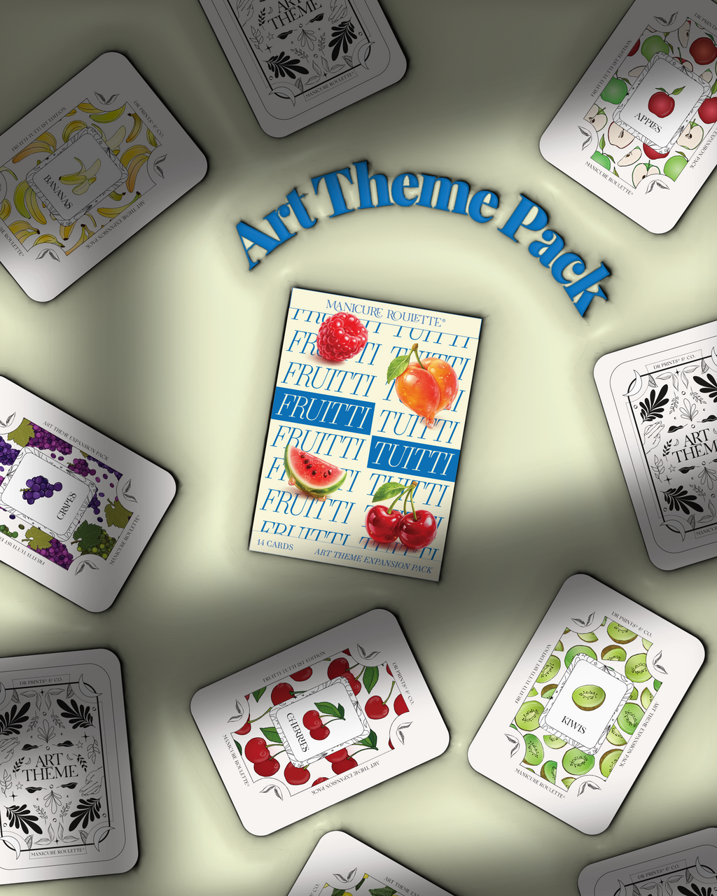 Manicure Roulette Fruitti Tutti | Fruit Art Theme Expansion Pack