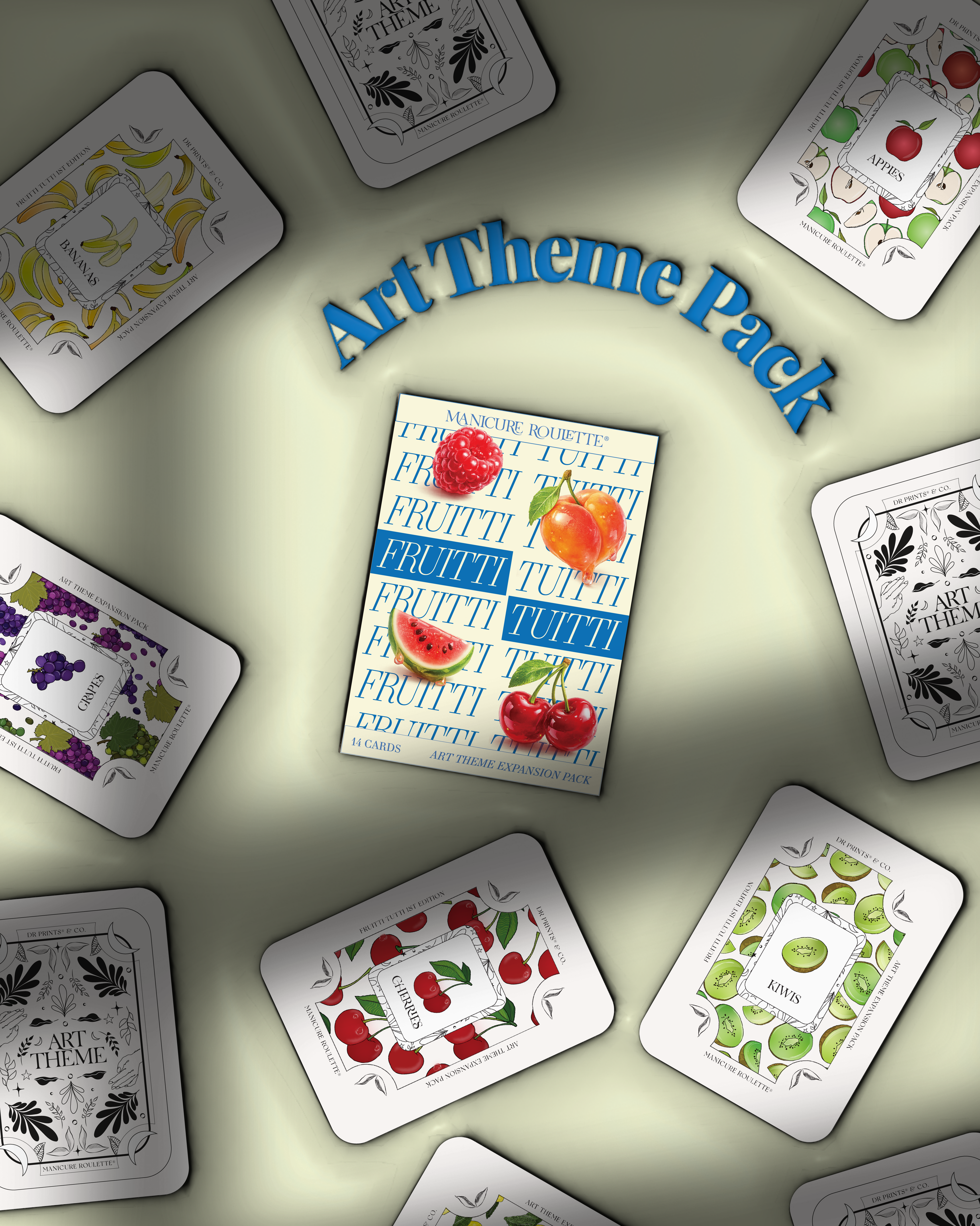 Manicure Roulette Fruitti Tutti | Fruit Art Theme Expansion Pack
