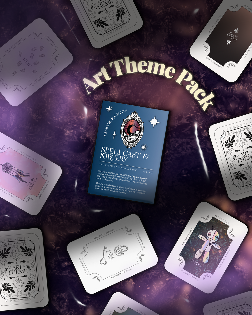 Manicure Roulette Spellcast & Sorcery | Mystical & Magic Art Theme Expansion Pack