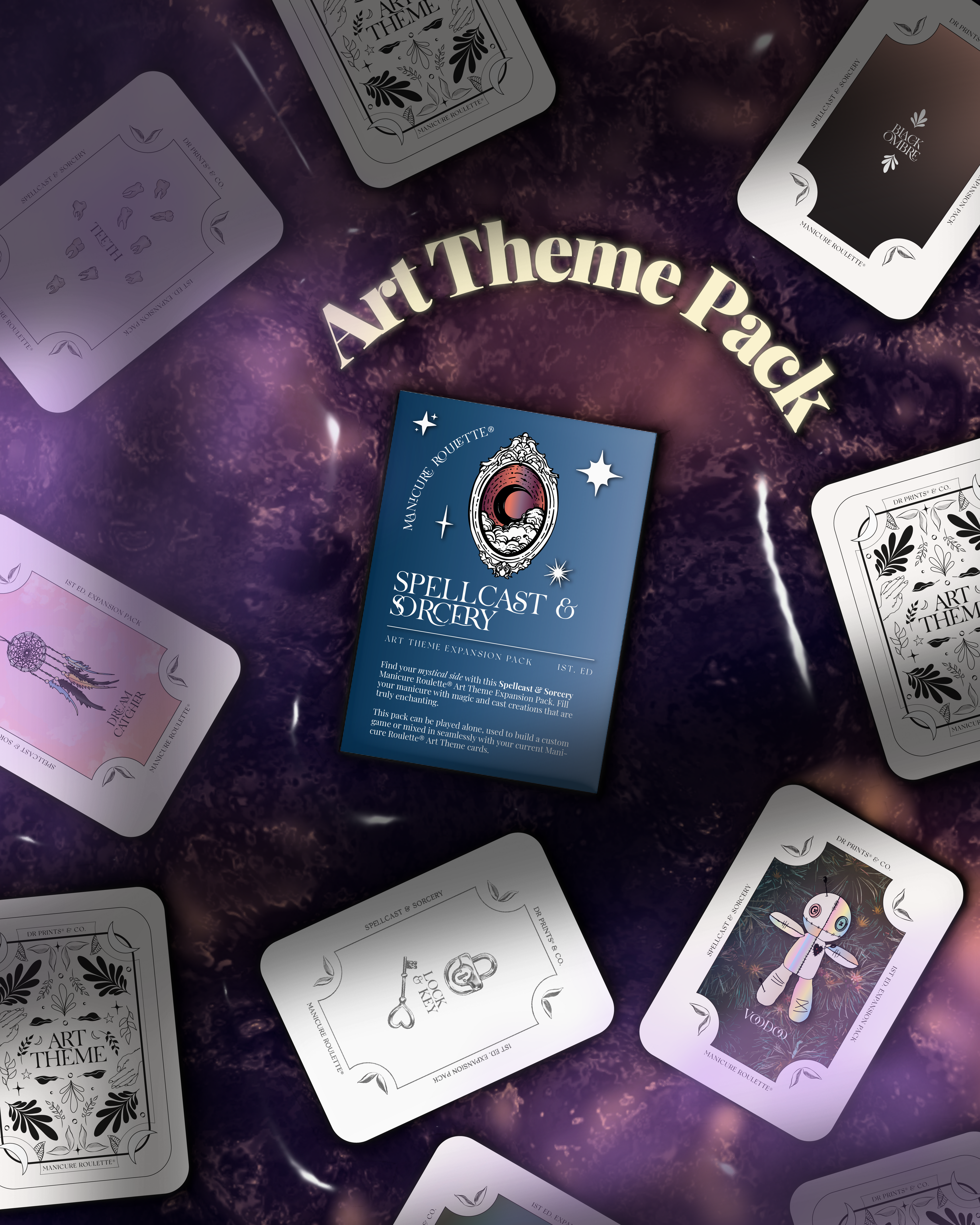 Manicure Roulette Spellcast & Sorcery | Mystical & Magic Art Theme Expansion Pack