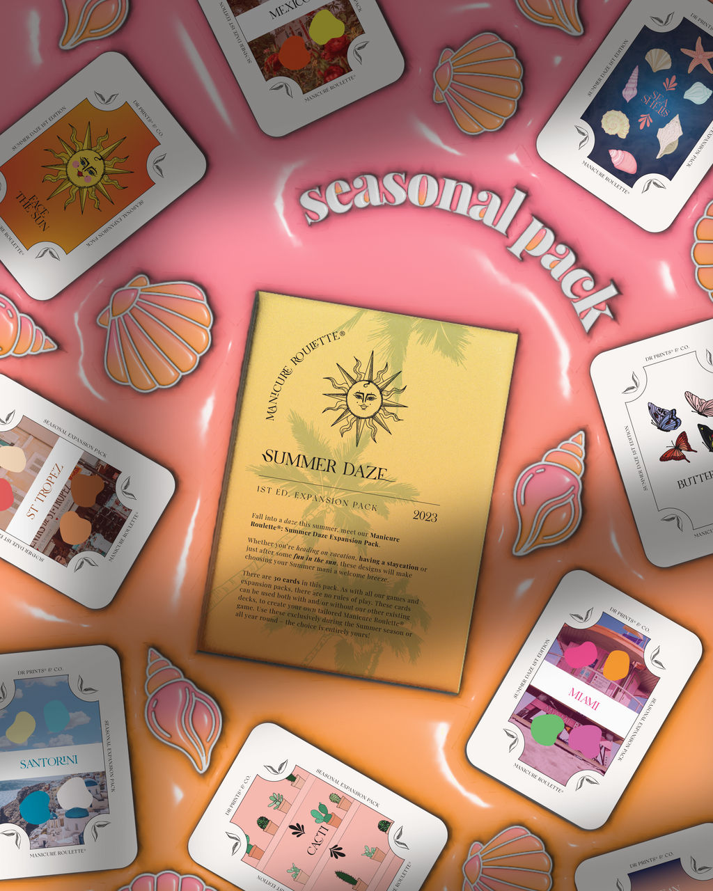 Manicure Roulette Summer Daze | Summer Holiday Seasonal Expansion Pack