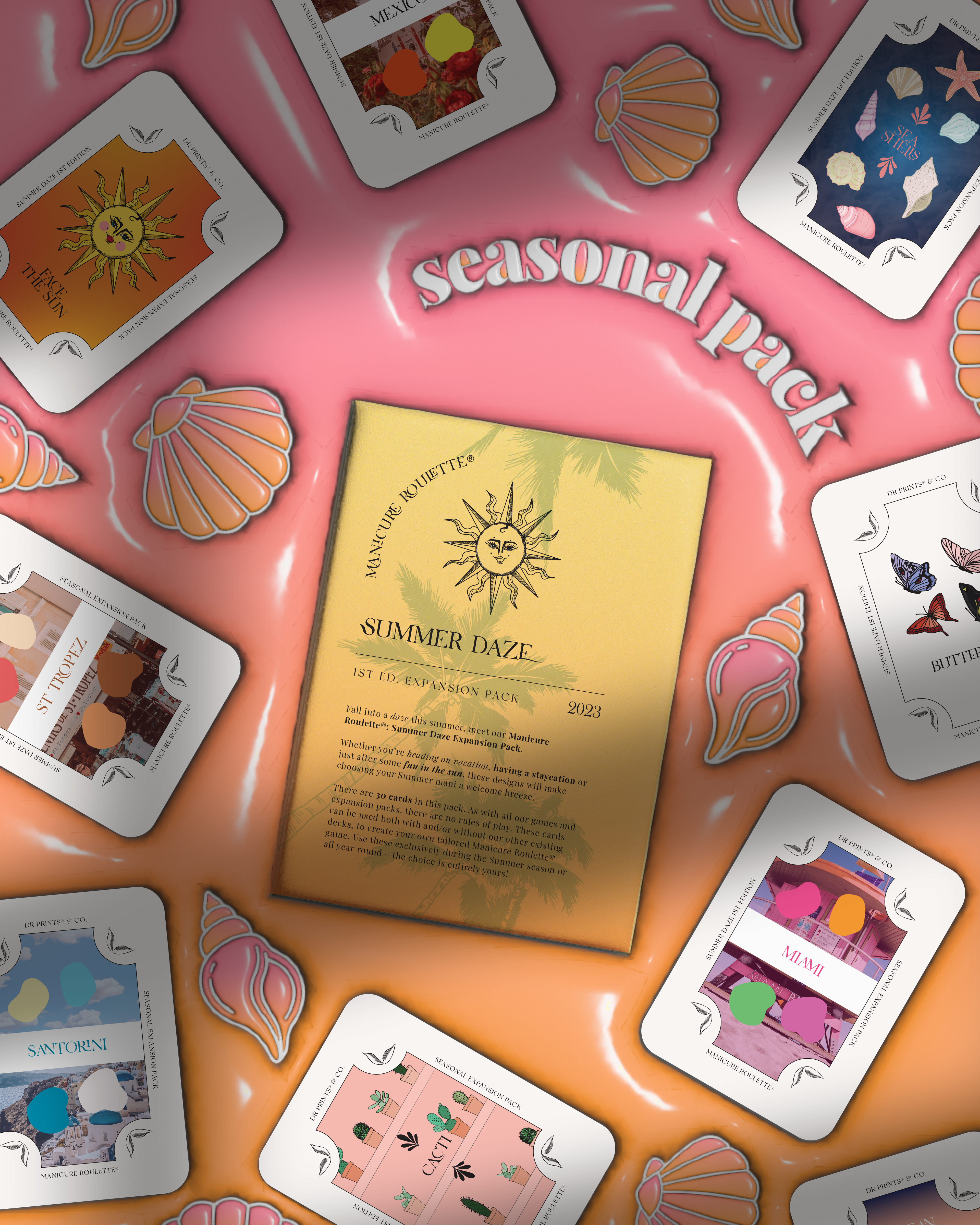 Manicure Roulette Summer Daze | Summer Holiday Seasonal Expansion Pack