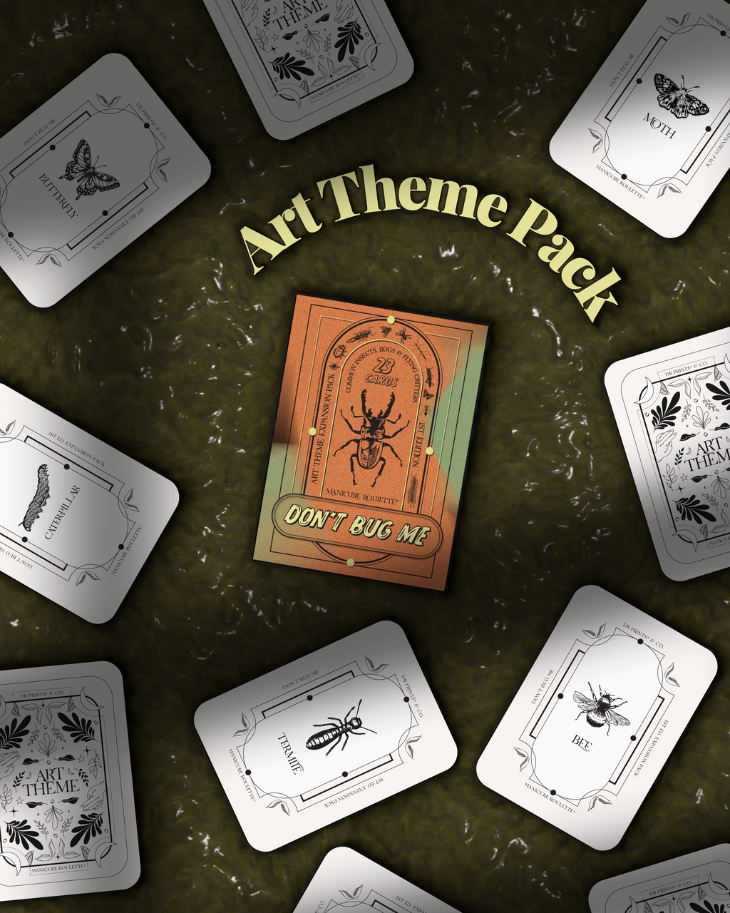 Manicure Roulette Don't Bug Me | Insects, Critters and Bugs Art Theme Expansion Pack