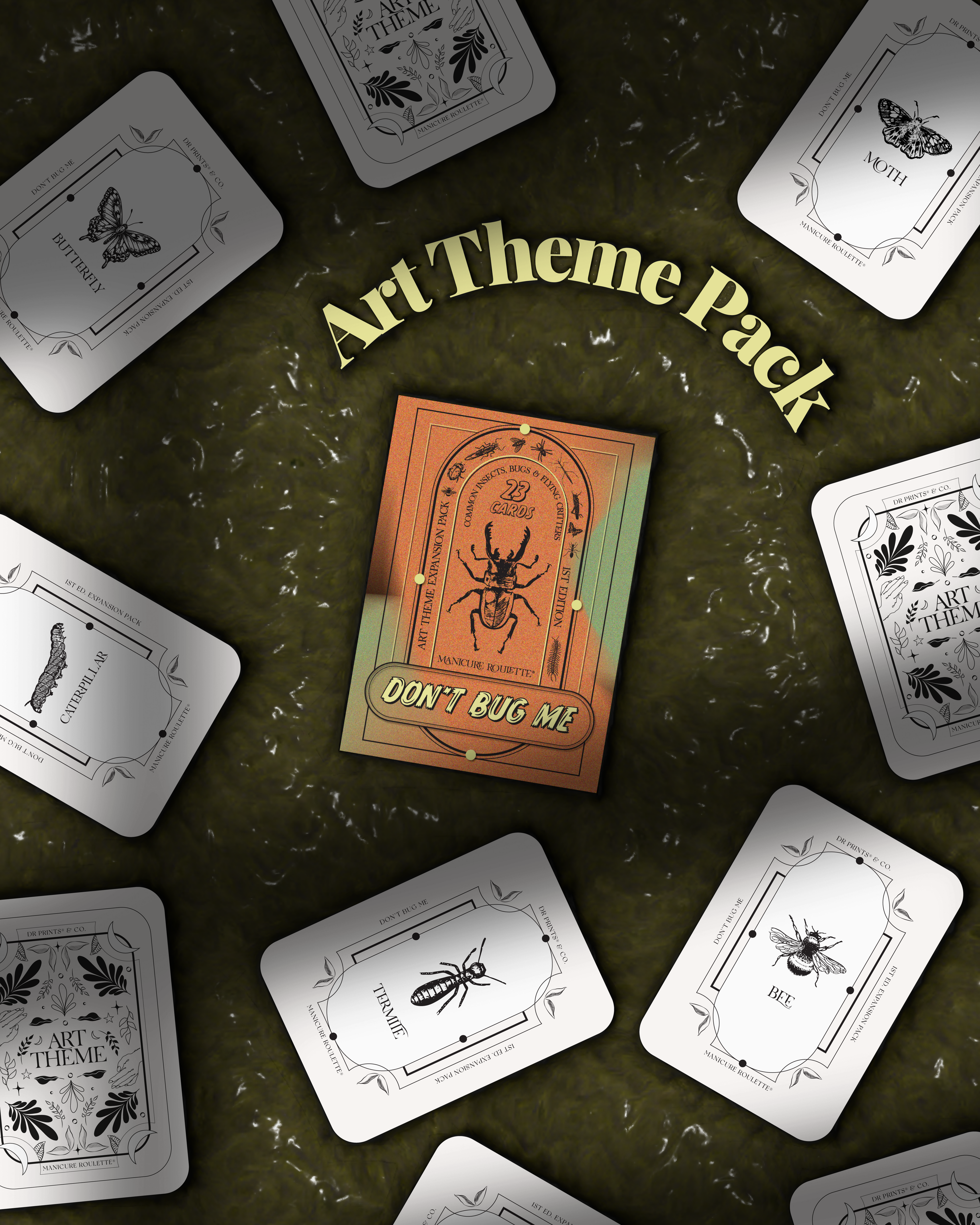 Manicure Roulette Don't Bug Me | Insects, Critters and Bugs Art Theme Expansion Pack