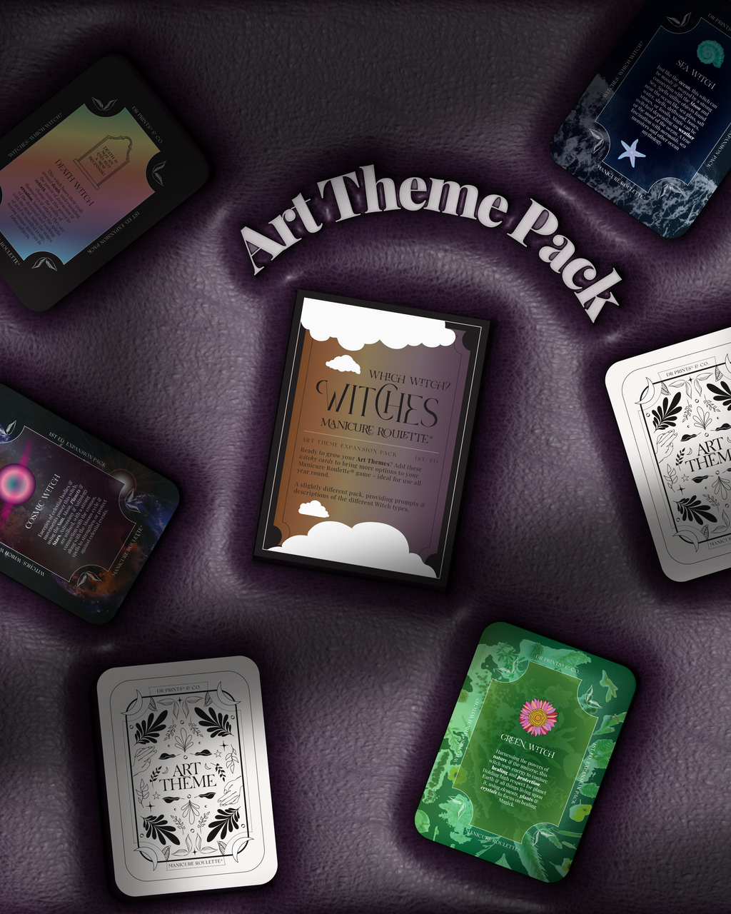 Manicure Roulette Witches Which Witch? | Art Theme Expansion Pack