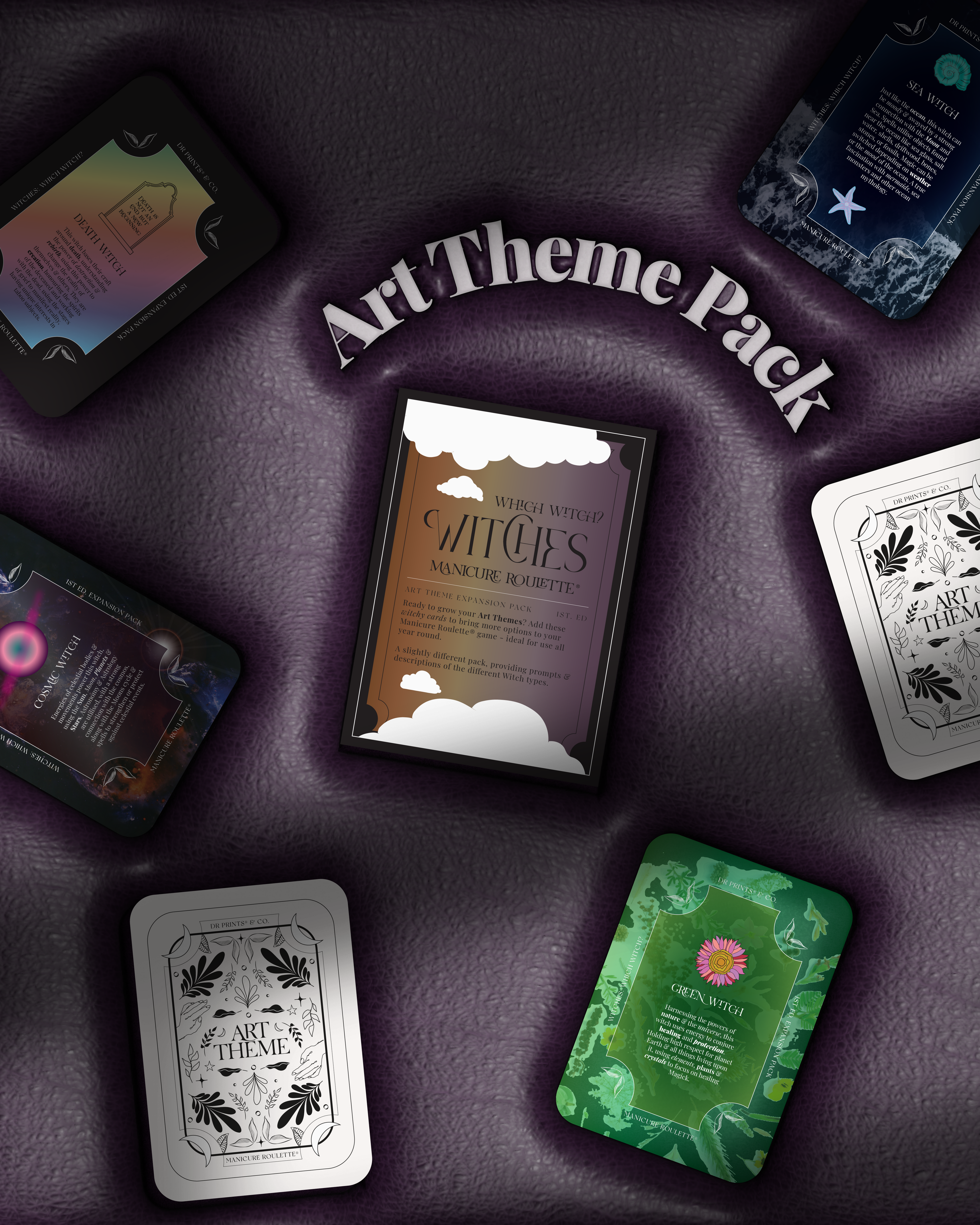 Manicure Roulette Witches Which Witch? | Art Theme Expansion Pack
