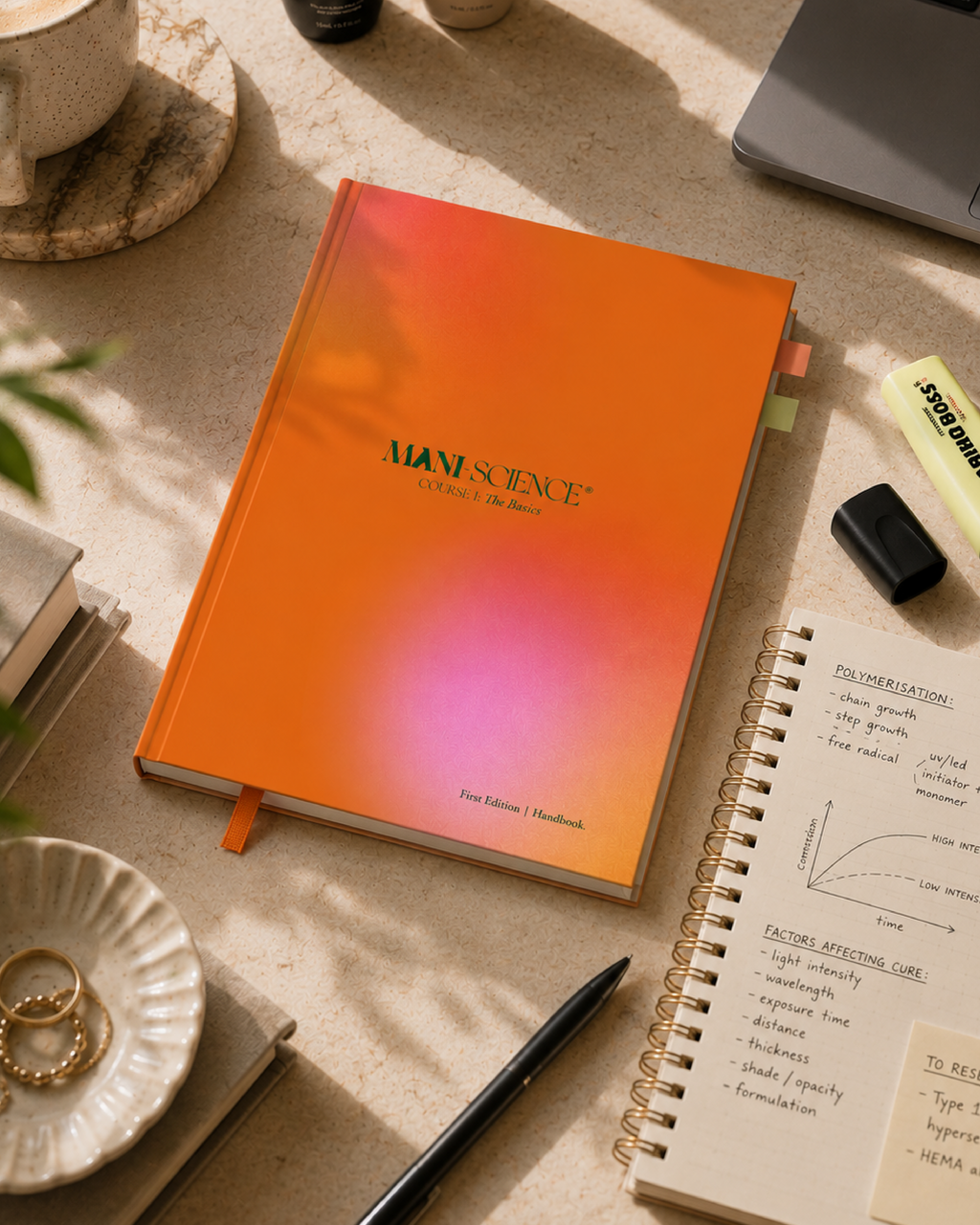 Mani-Science Course I: The Basics - Fundamental Gel Nail Science | Professional Hardback Course Handbook & Reference
