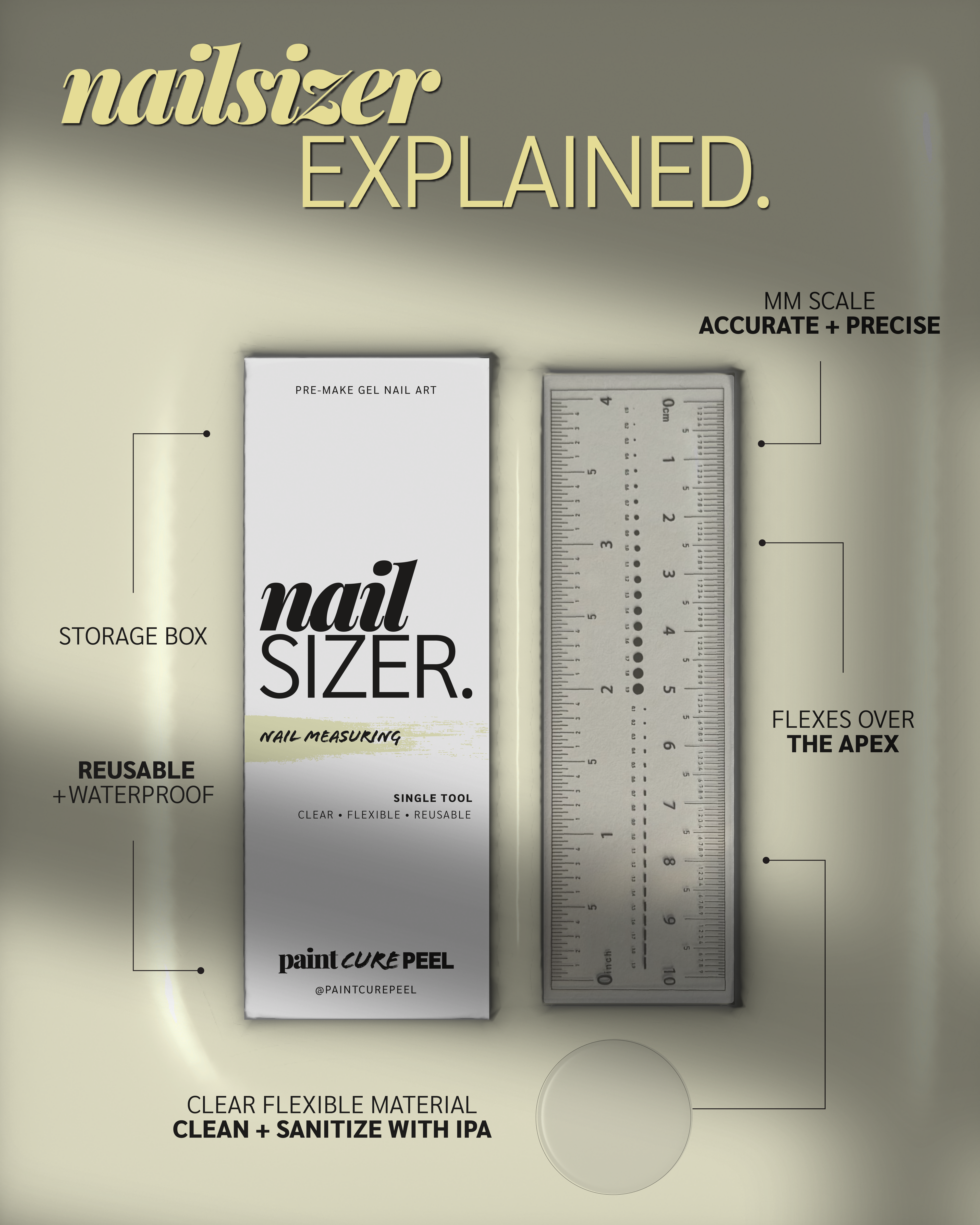 Paint Cure Peel Nail Guides Starter Bundle | Express Nail Art (Worth £52.96)