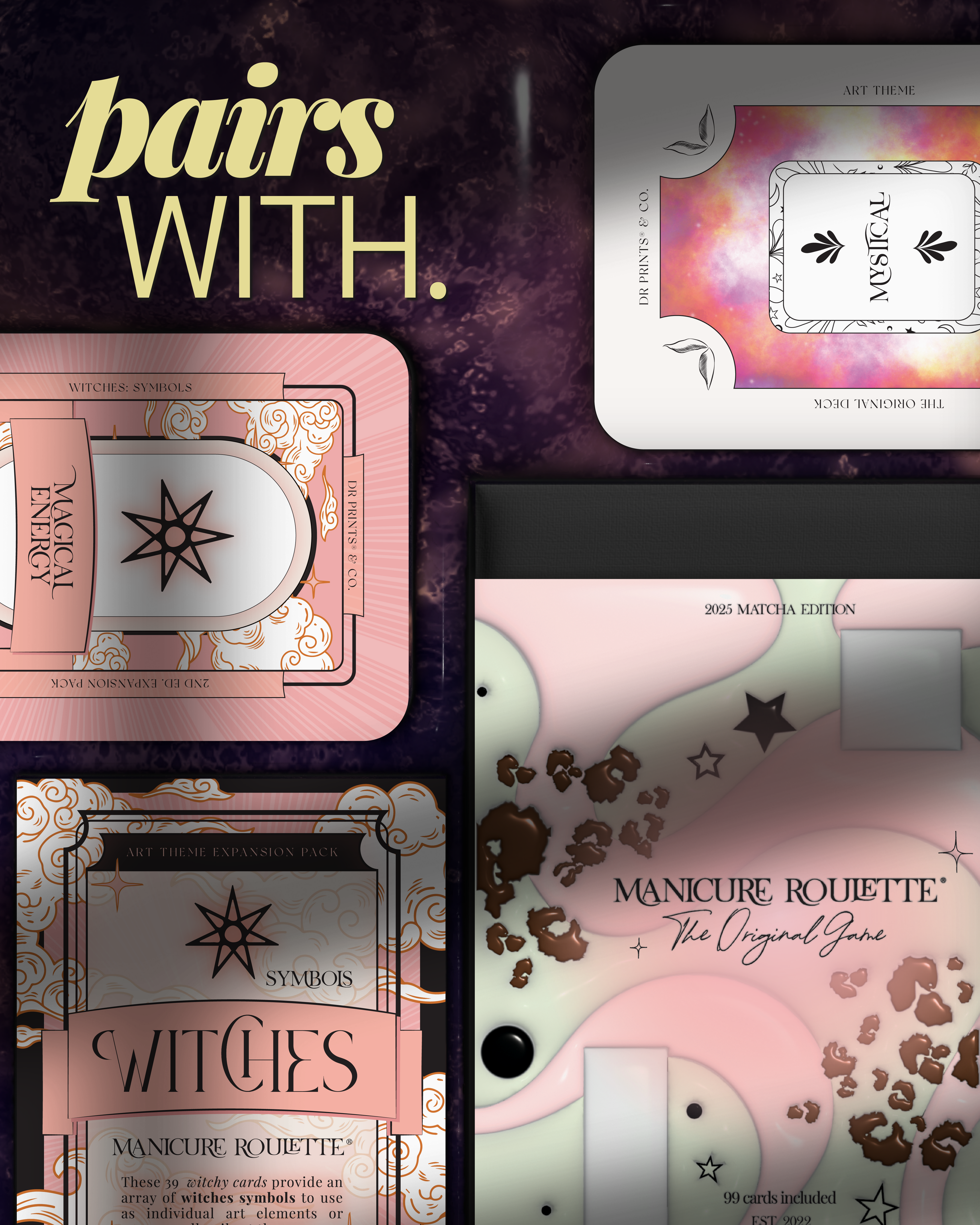 Manicure Roulette Spellcast & Sorcery | Mystical & Magic Art Theme Expansion Pack