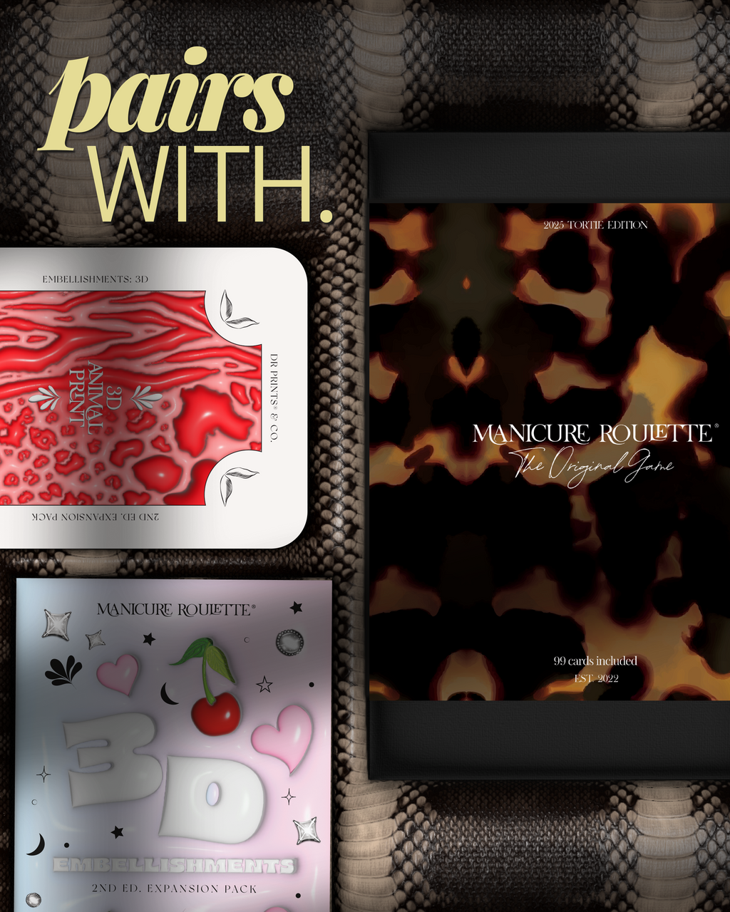 Manicure Roulette Animal Instinct | Art Theme Expansion Pack