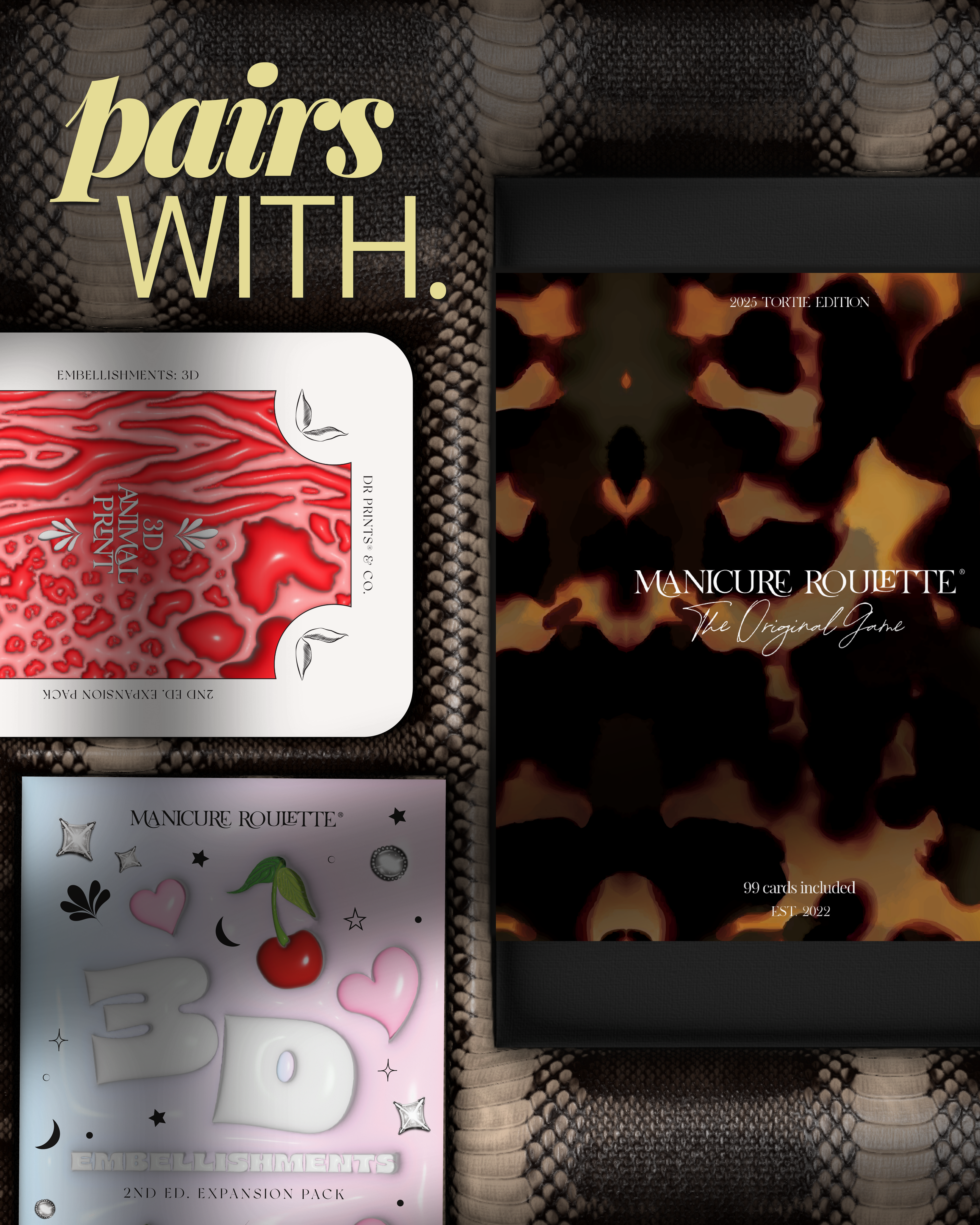 Manicure Roulette Animal Instinct | Art Theme Expansion Pack