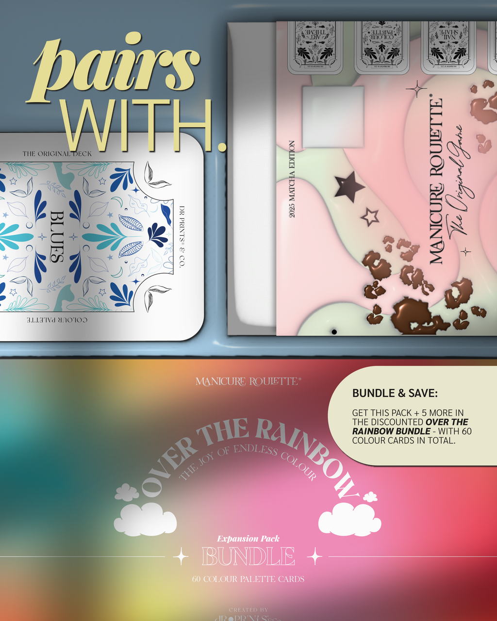 Manicure Roulette Shades of Blue | Blue Colours Colour Palette Expansion Pack