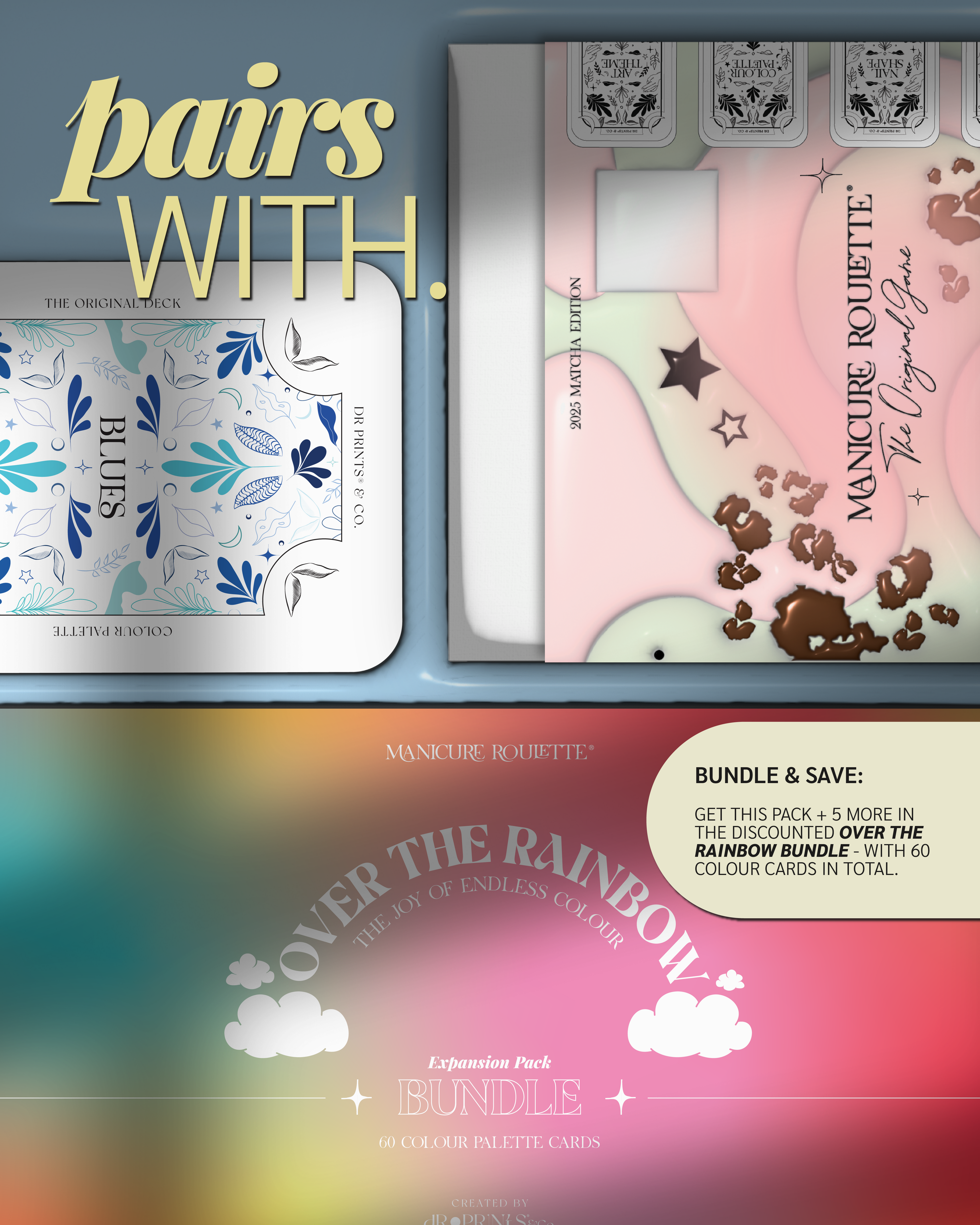 Manicure Roulette Shades of Blue | Blue Colours Colour Palette Expansion Pack