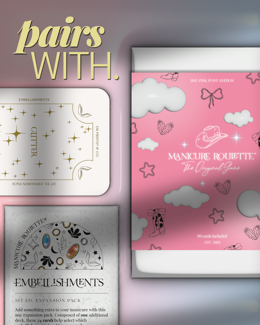 Manicure Roulette 3D Embellishments | 3D Embellishments Nail Art Expansion Pack
