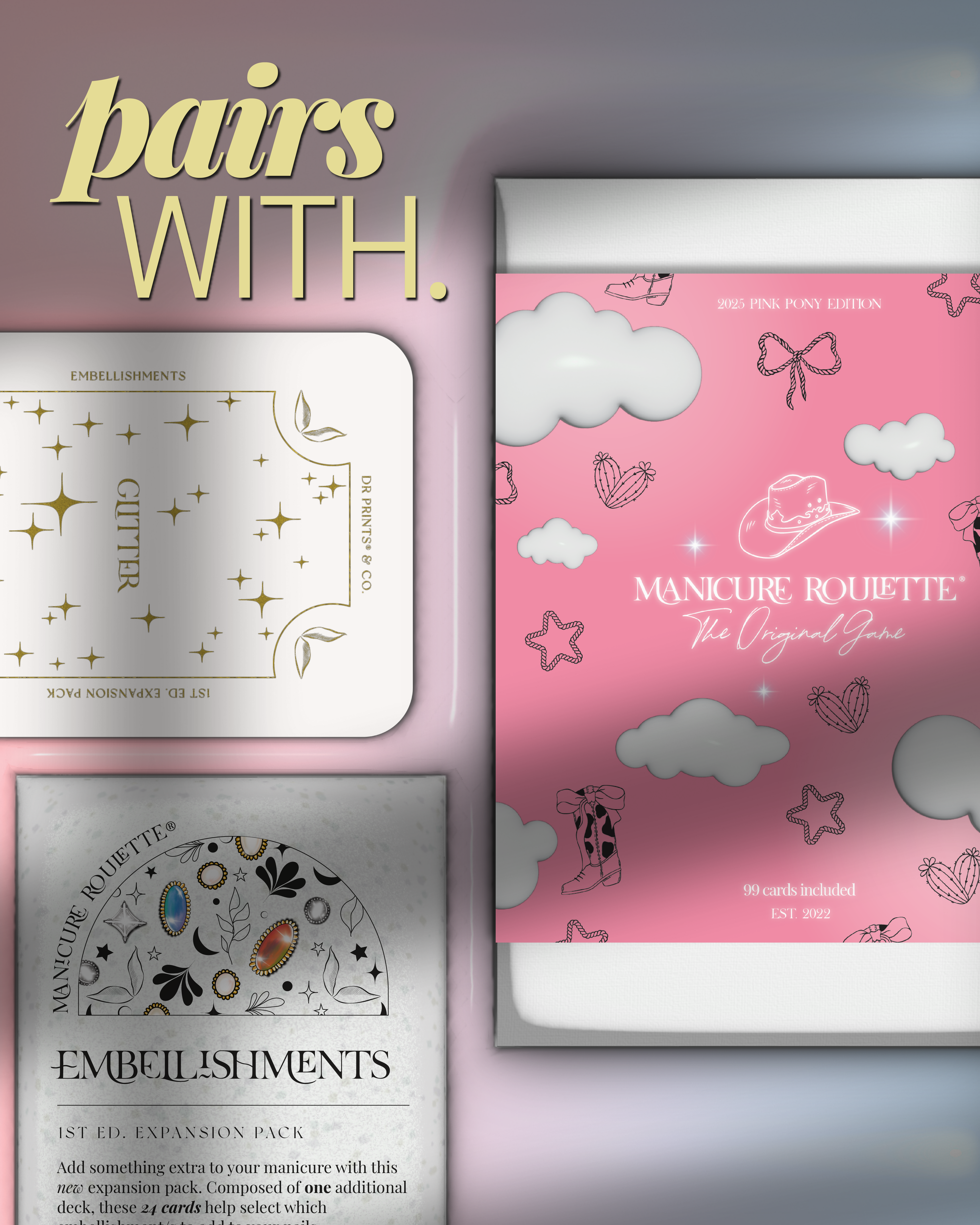 Manicure Roulette 3D Embellishments | 3D Embellishments Nail Art Expansion Pack