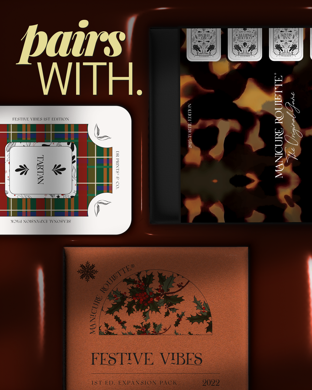 Manicure Roulette Festive Vibes | Christmas Holiday Seasonal Add-In Expansion Pack