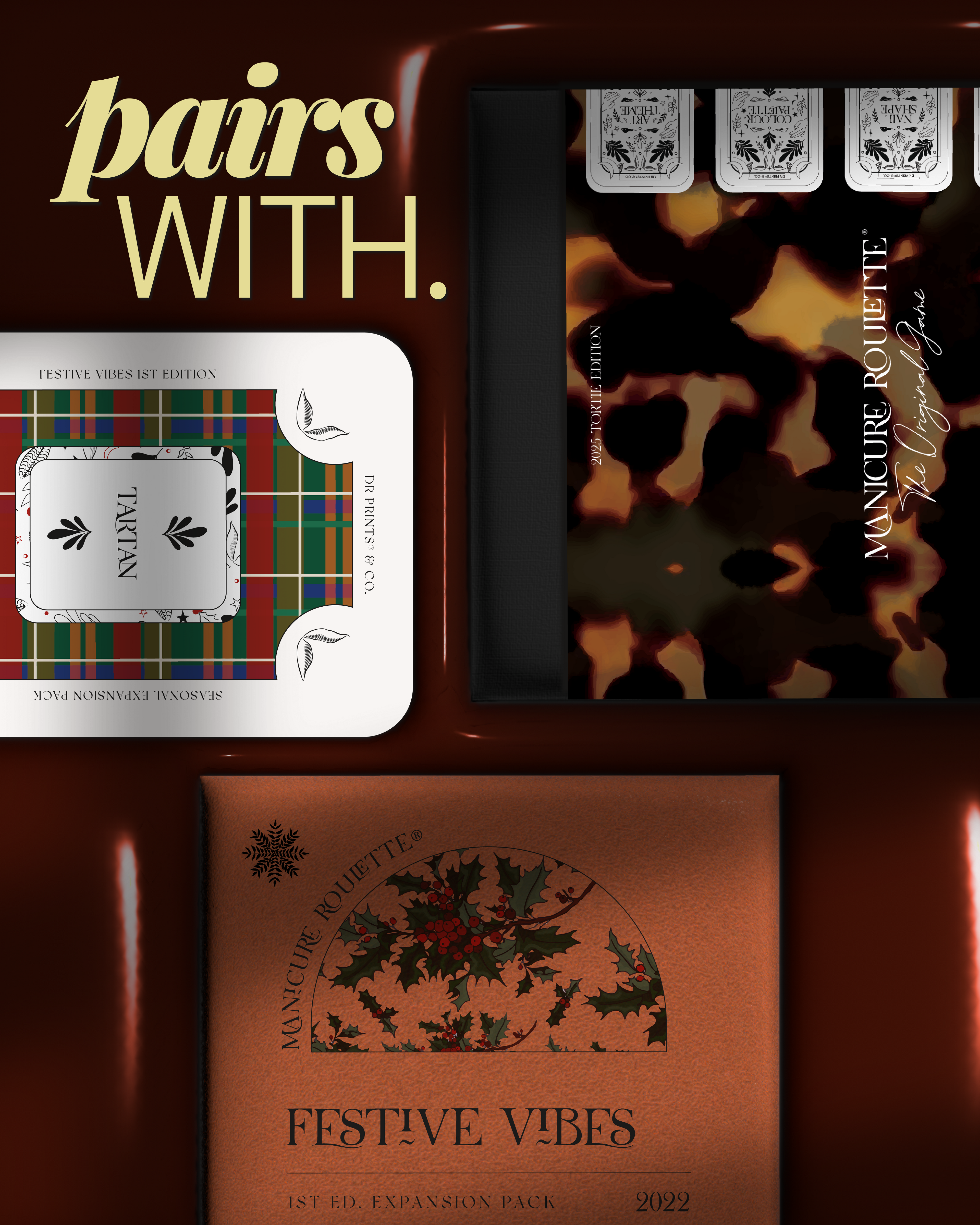 Manicure Roulette Festive Vibes | Christmas Holiday Seasonal Add-In Expansion Pack